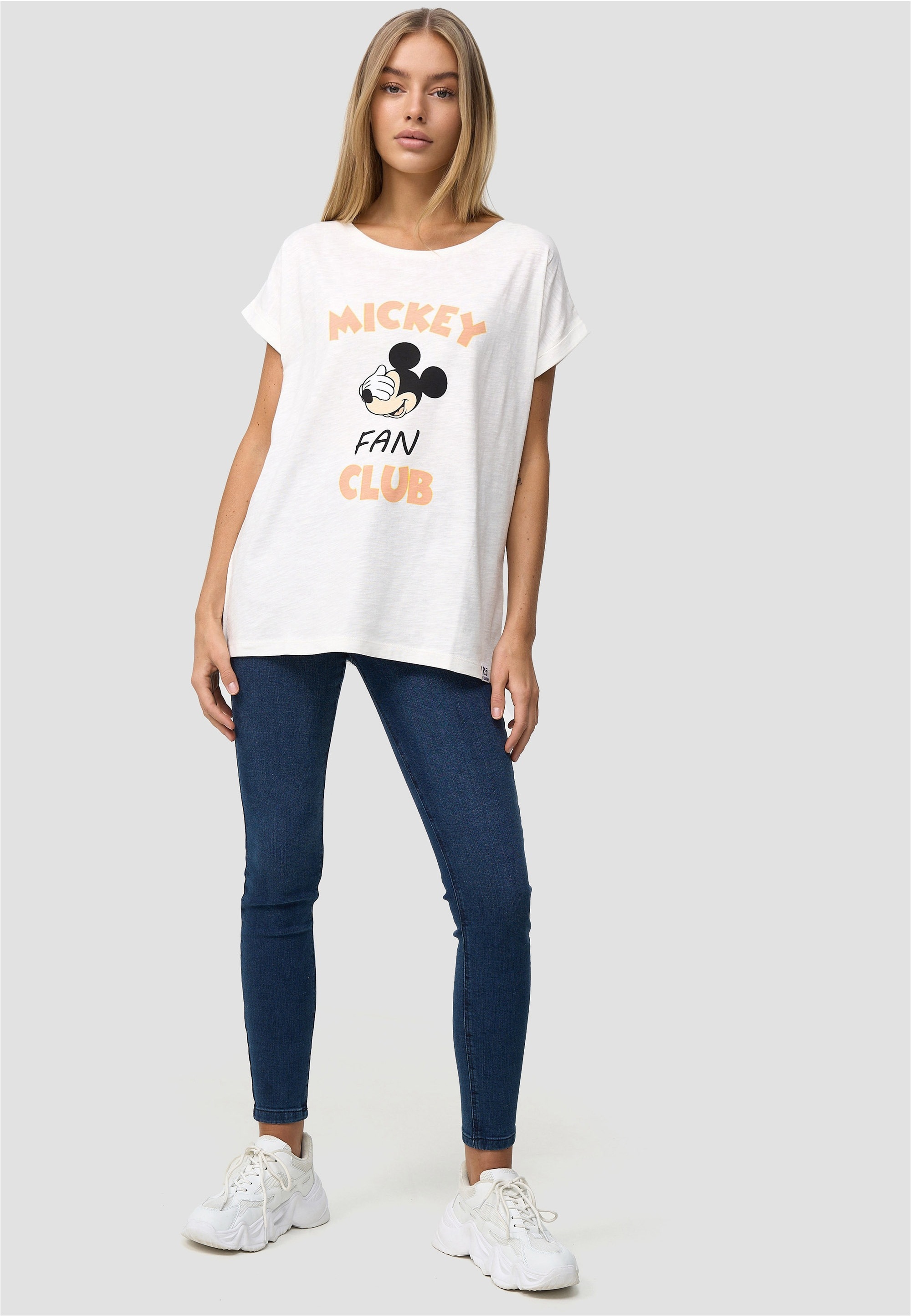 Recovered T-Shirt »Mickey Mouse Fan Club«, im zeitlosen Design