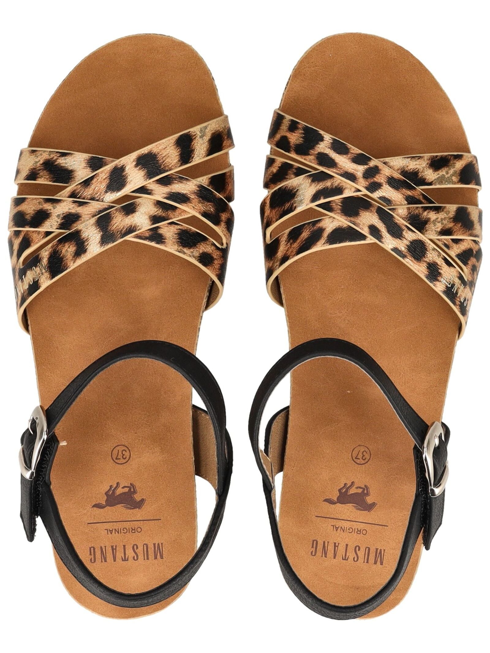 Mustang Shoes Riemchensandale »Mustang Shoes Sandalen Lederimitat«