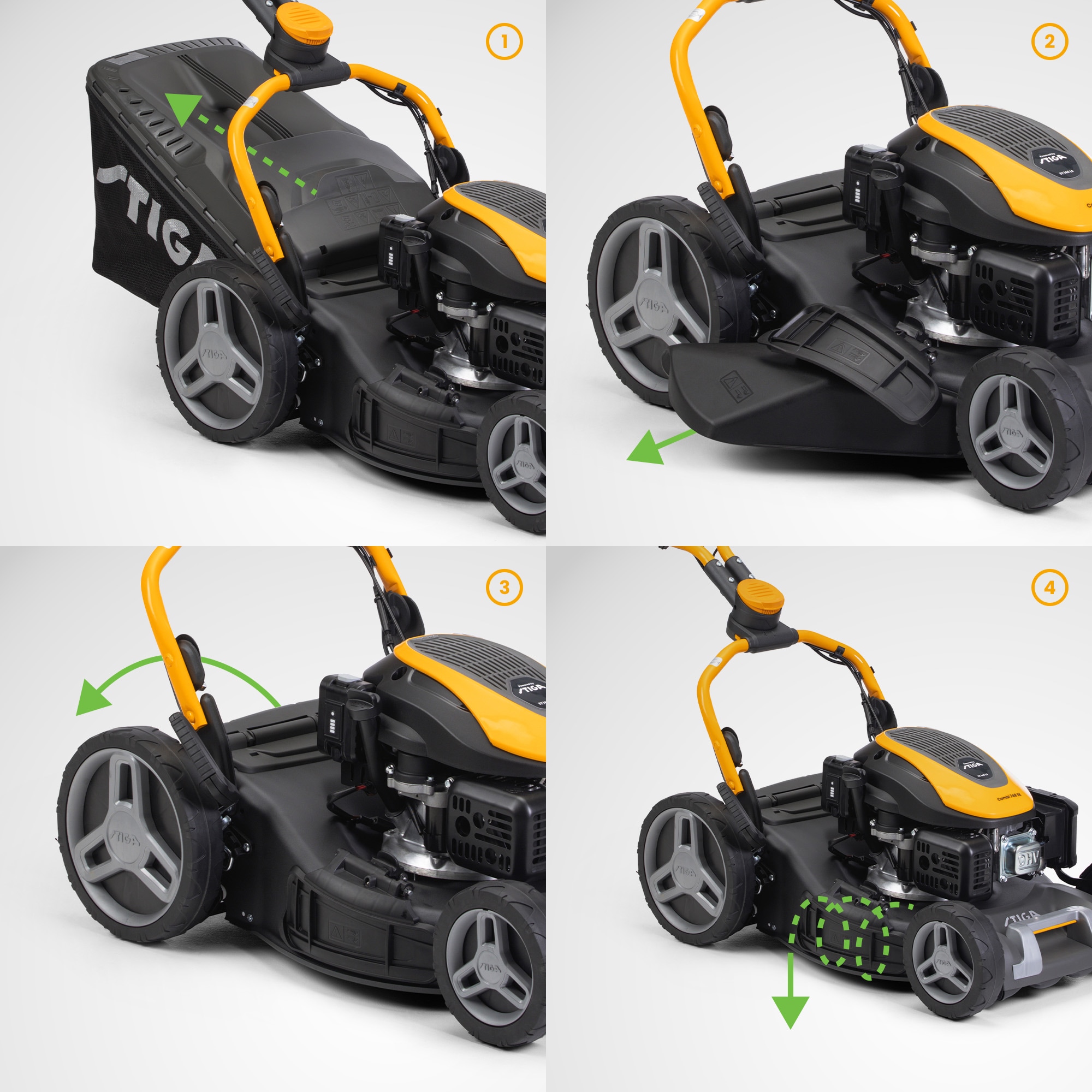 STIGA GARDEN Benzinrasenmäher »Combi 748 SE«