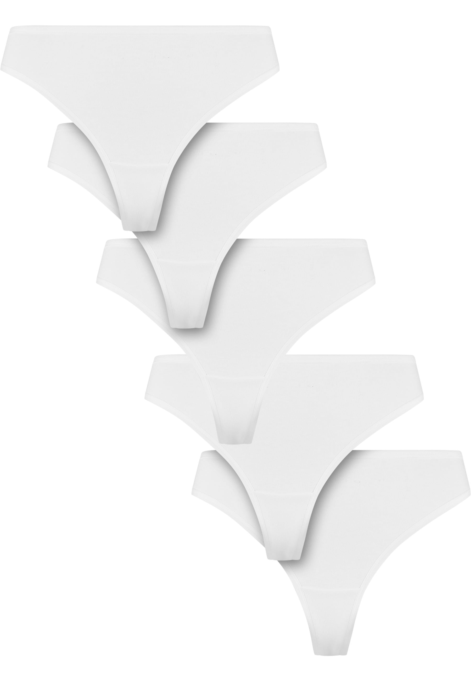 URBAN CLASSICS Panty "Urban Classics Ladies Basic Cotton Tanga 5-Pack"