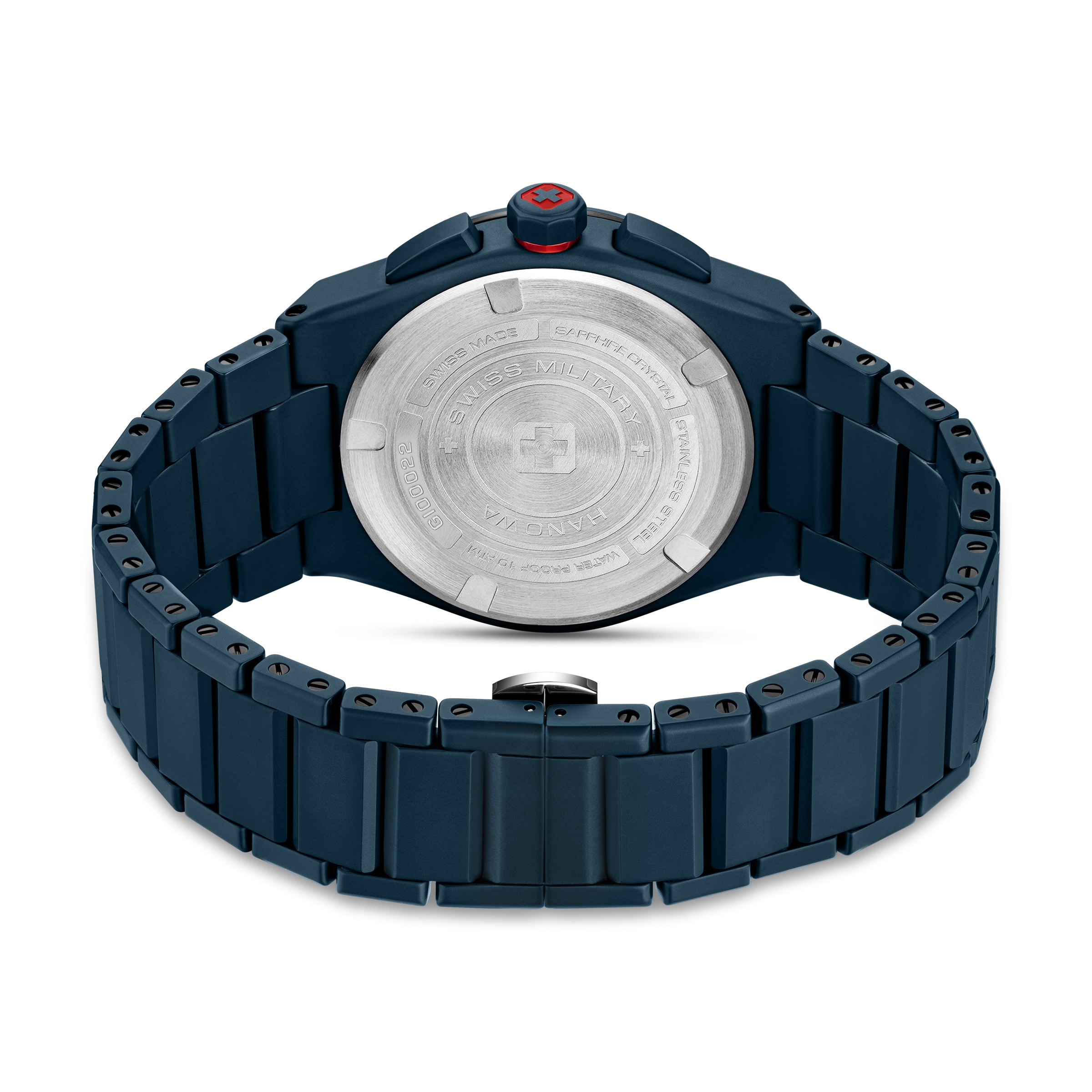 Swiss Military Hanowa Chronograph »Sidewinder Ceramic« Quarzuhr, Armbanduhr, Herrenuhr, Swiss Made, Keramik, analog, Tag
