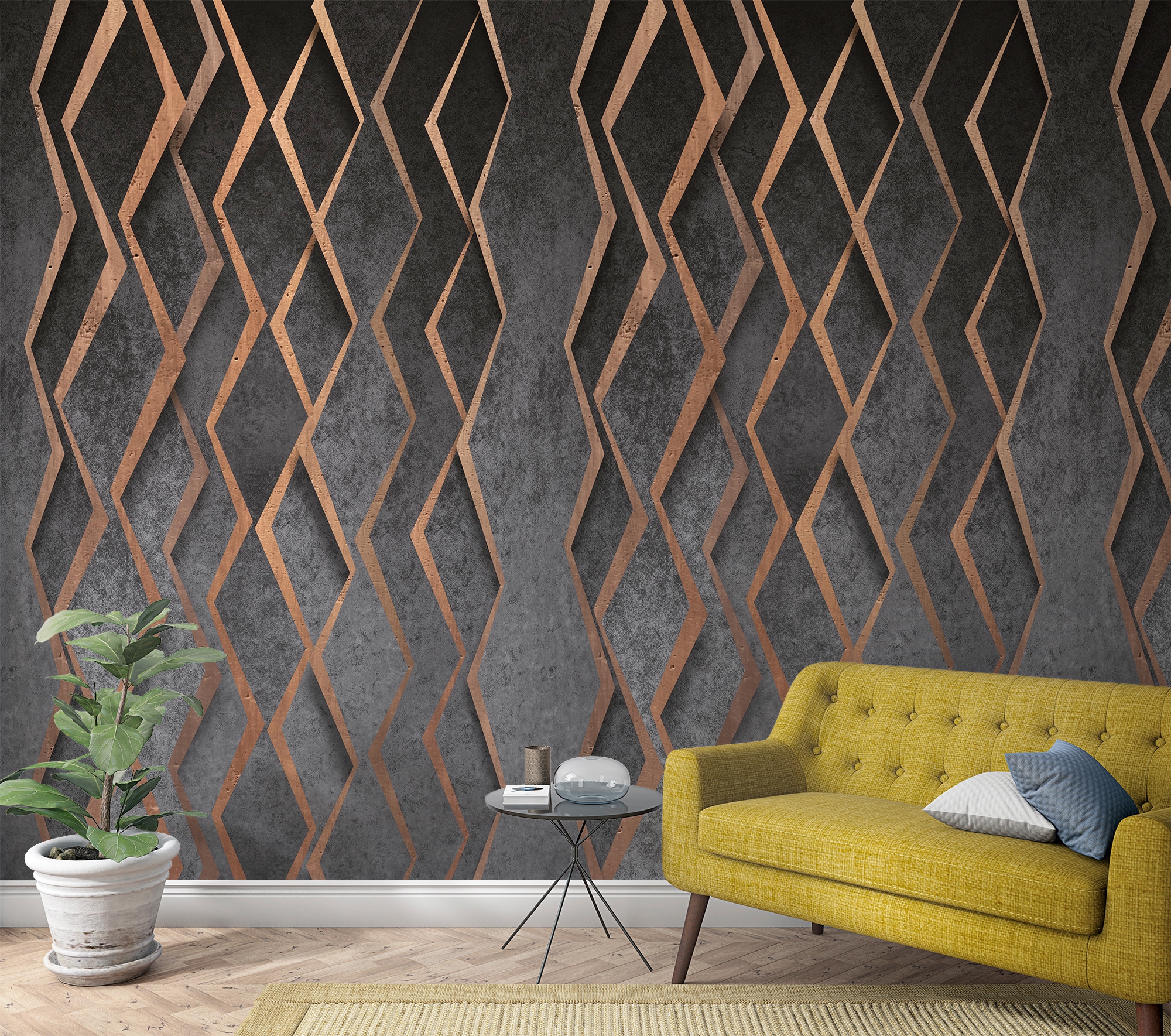 Marburg Fototapete, 3D-Optik-Motiv, moderne Tapete für Wohnzimmer Schlafzimmer Küche