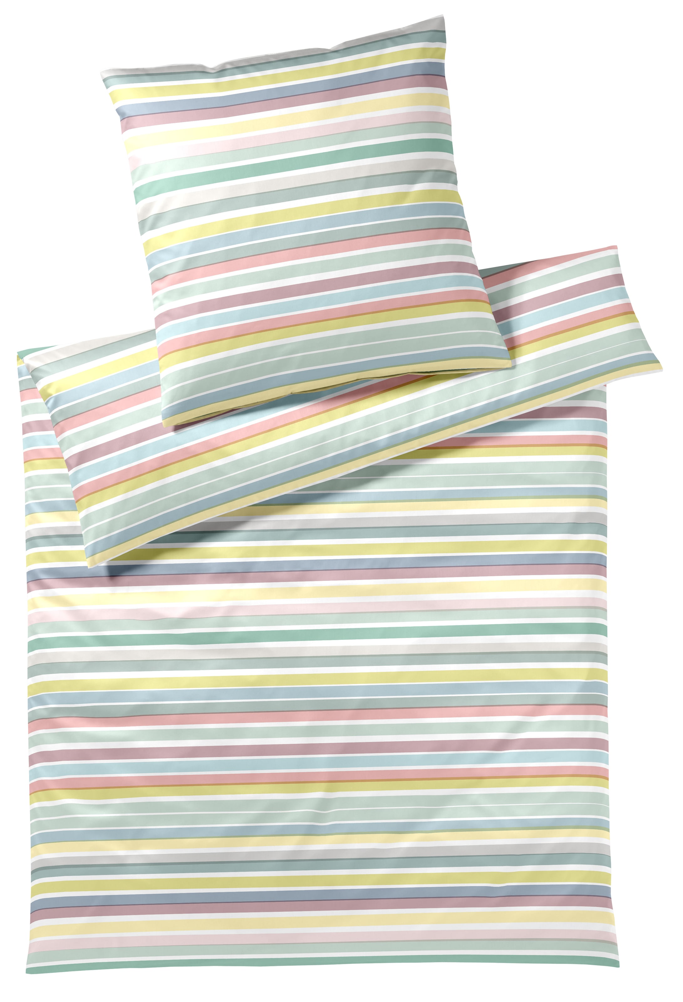 Elegante Bettwäsche "Tapes" 2 Stk. angenehmes Hautgefühl günstig online kaufen