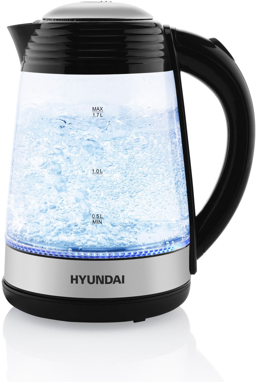Hyundai Wasserkocher "VK180" 1,7 l 2200 W Licht- und Tonalarme, LED, automa günstig online kaufen