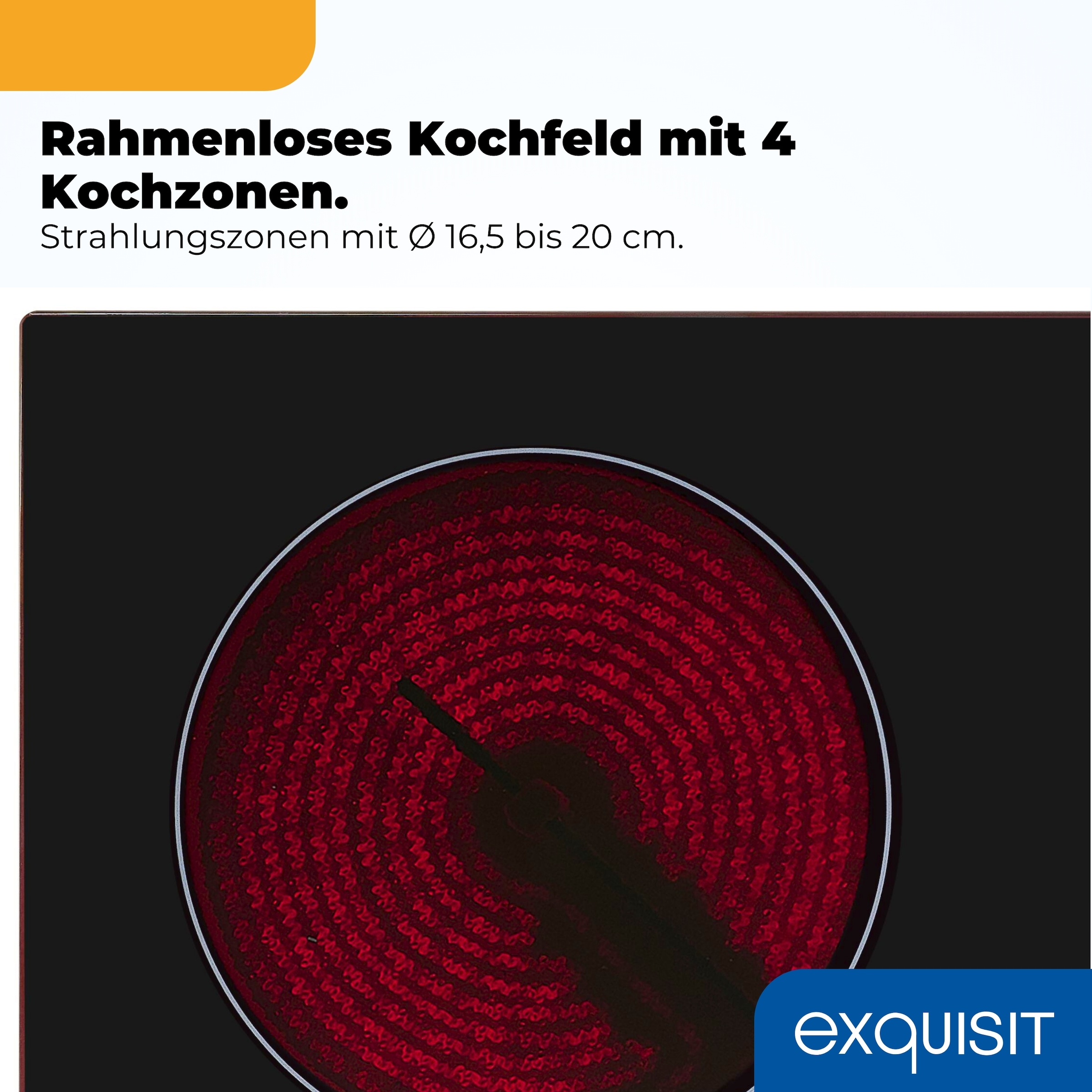 exquisit Induktions Herd-Set »EHE367-U-120 mattschwarz-Set« Backofen;Glaskeramikkochfeld, 2 Stk. tlg. Modern, trendiges Mattschwarz,Umluft ideal für mehrere Plätzchenbleche