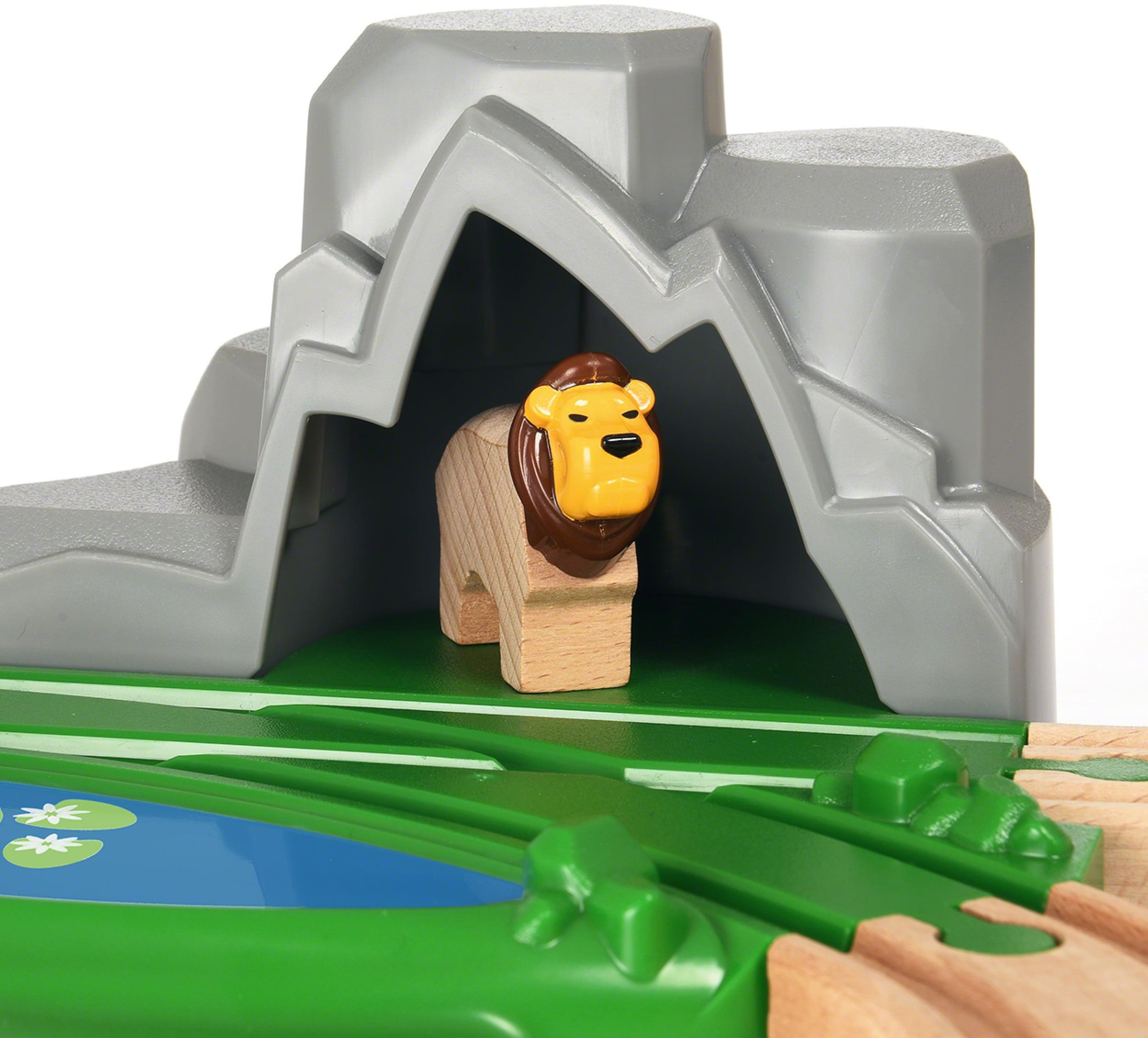 BRIO® Spielzeug-Eisenbahn »BRIO® WORLD, Safari Bahn Set«, FSC® - schützt Wald