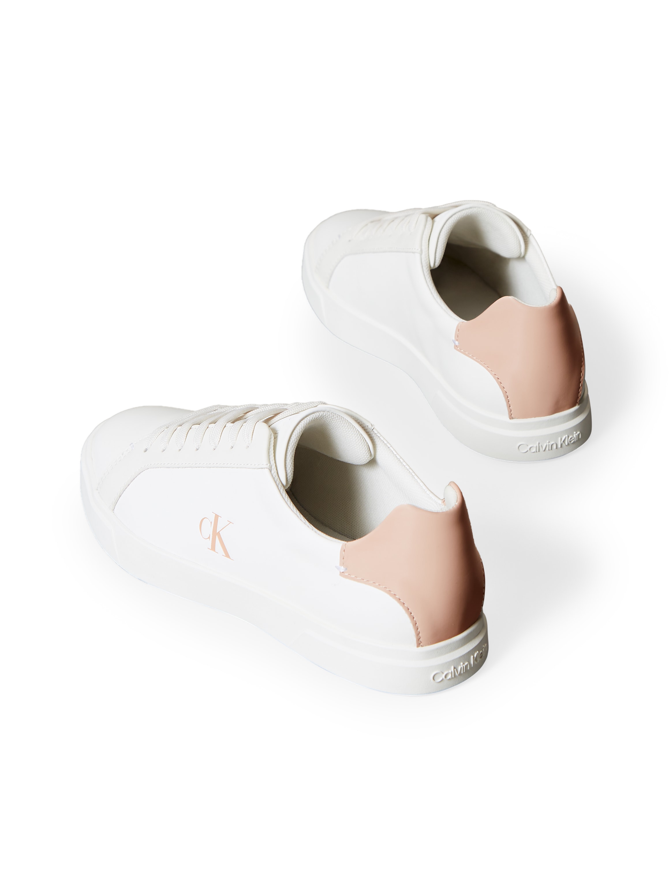 Calvin Klein Sneaker »LOW PRO CUPS LTH MG«, Schnürschuh, Halbschuh, Freizeitschuh mit seitlichem CK-Logo