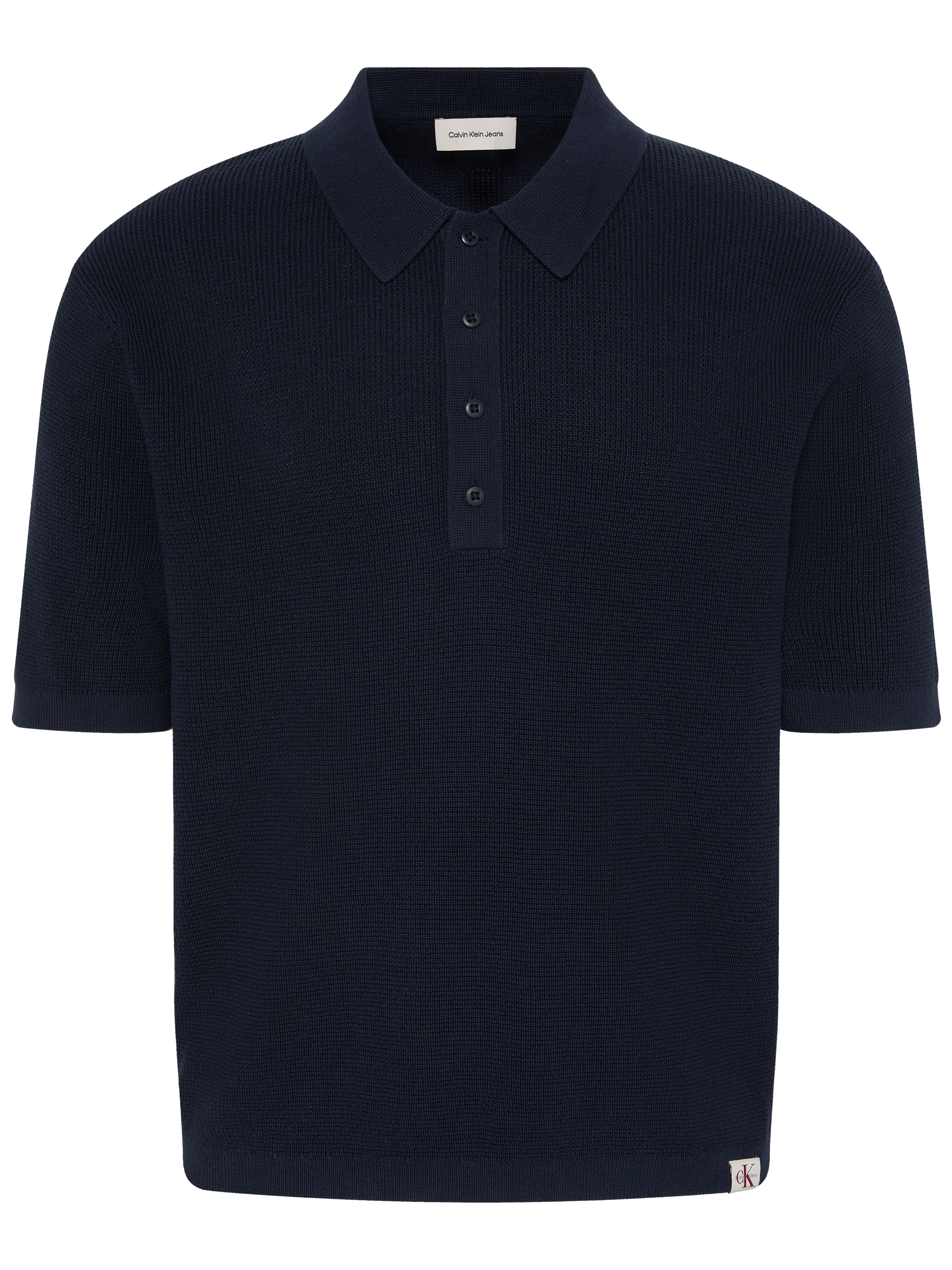 Calvin Klein Polokragenpullover Regular fit mit Polokragen