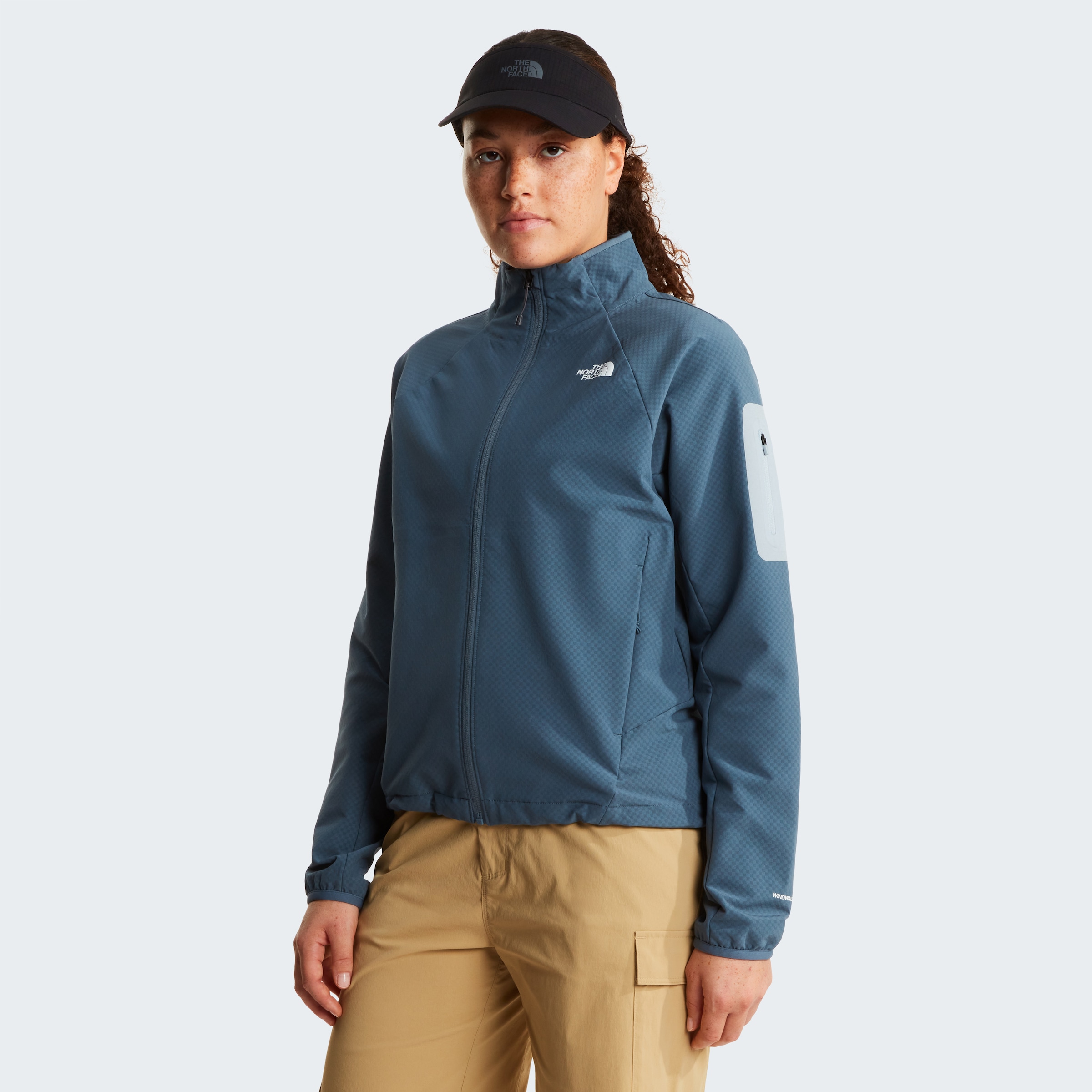 The North Face Softshelljacke »W TEK APPROACH JACKET« für Erwachsene, winddicht, mit Reißverschluss, mit Ärmeltasche