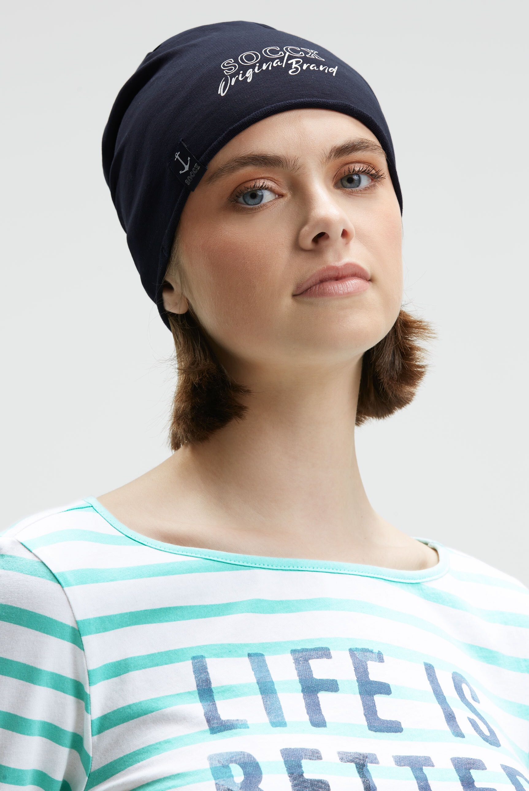 SOCCX Beanie, mit Rollsaum günstig online kaufen