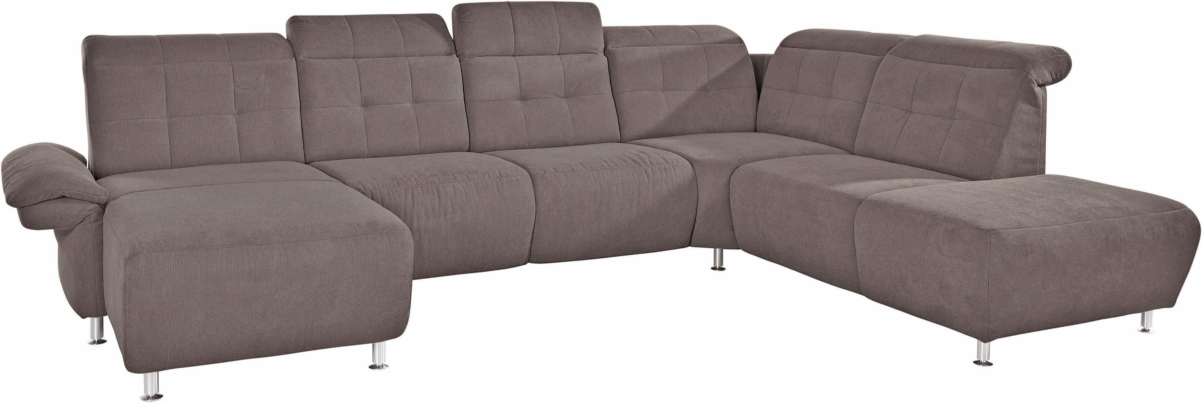 Home affaire Wohnlandschaft "Manhattan U-Form" 2 Sitze mit elektrischer Rel günstig online kaufen