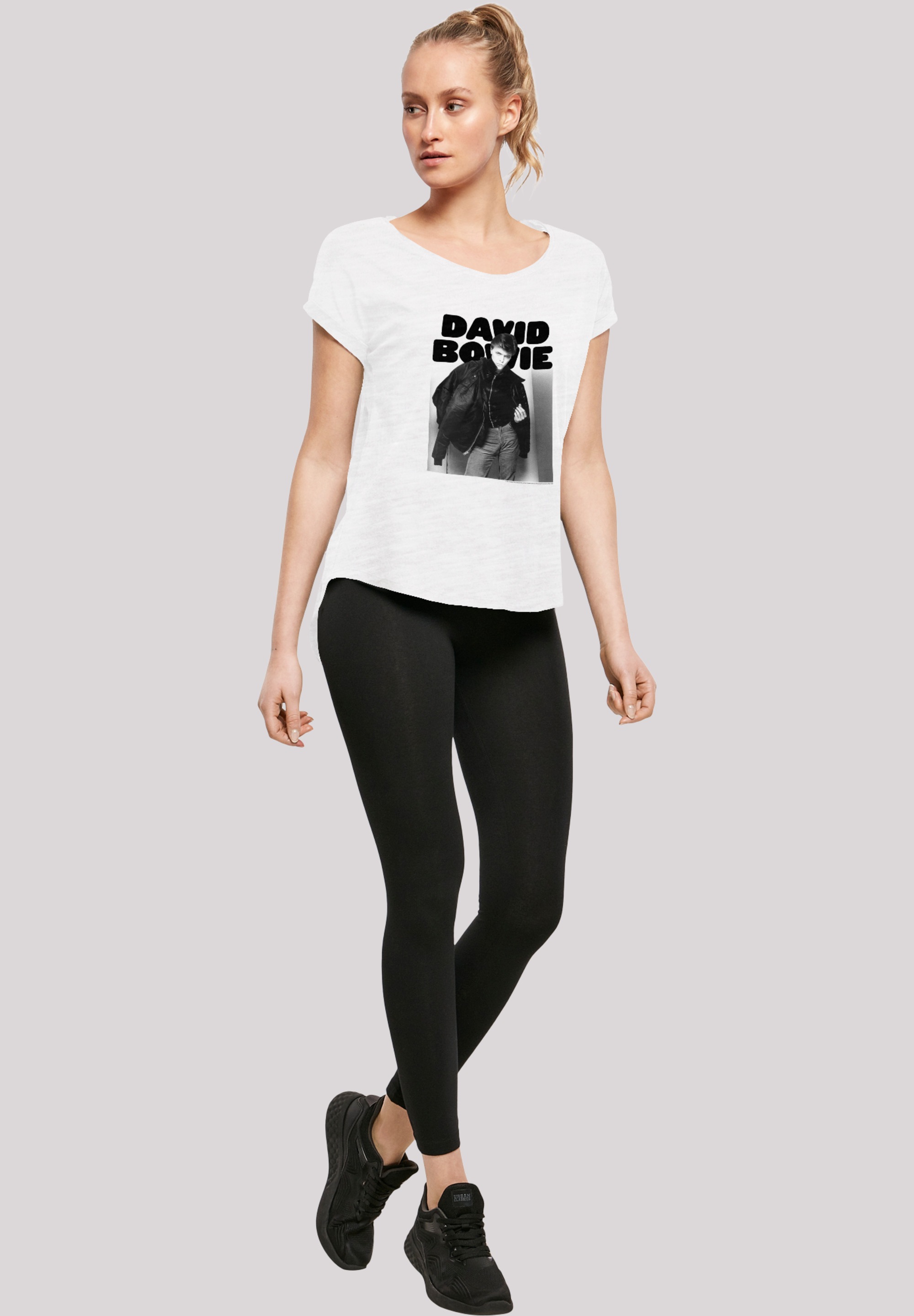 F4NT4STIC T-Shirt »David Bowie Jacket Photograph«, Print