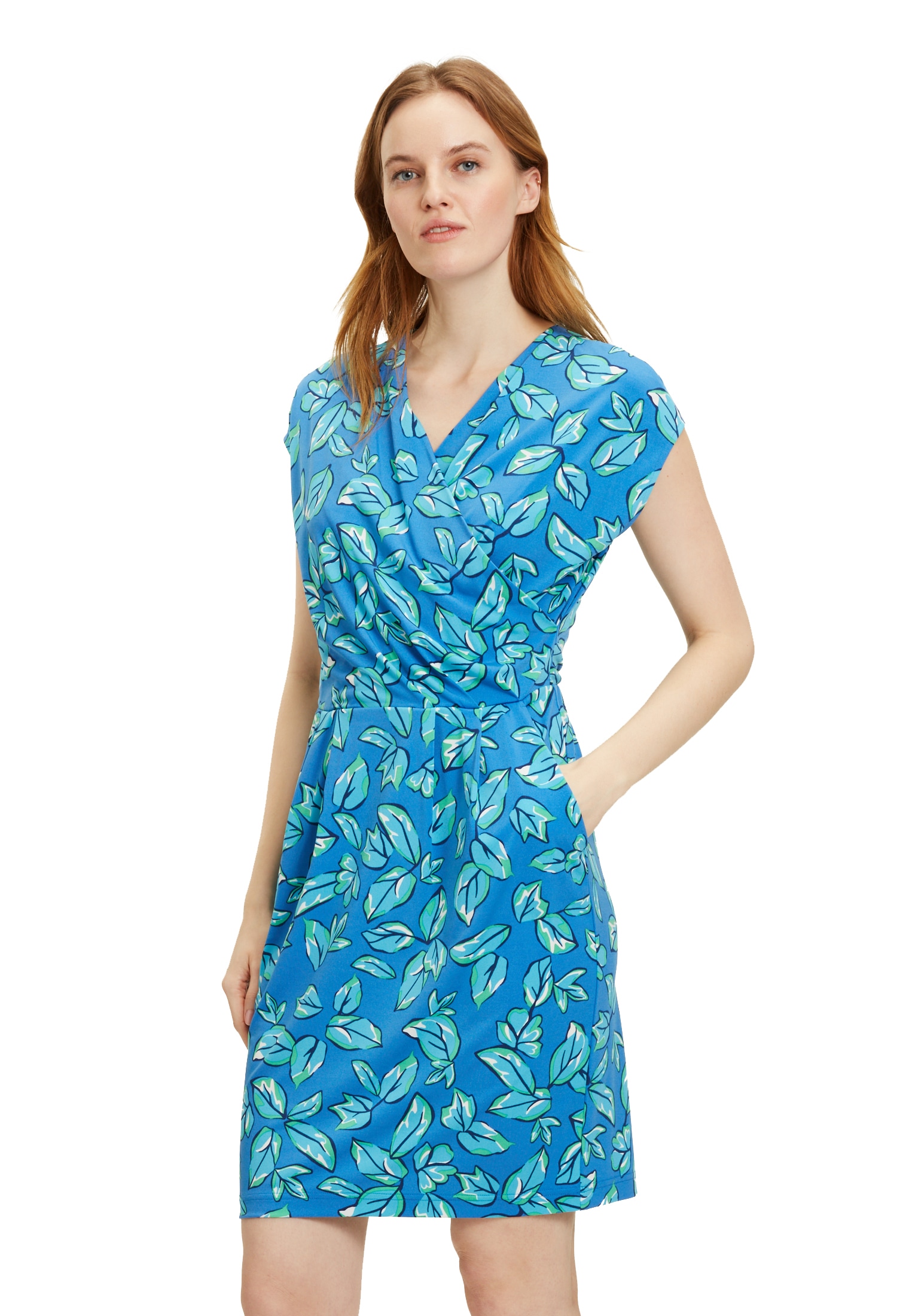 Betty Barclay Jerseykleid "Betty Barclay Jerseykleid mit Raffung", Druck