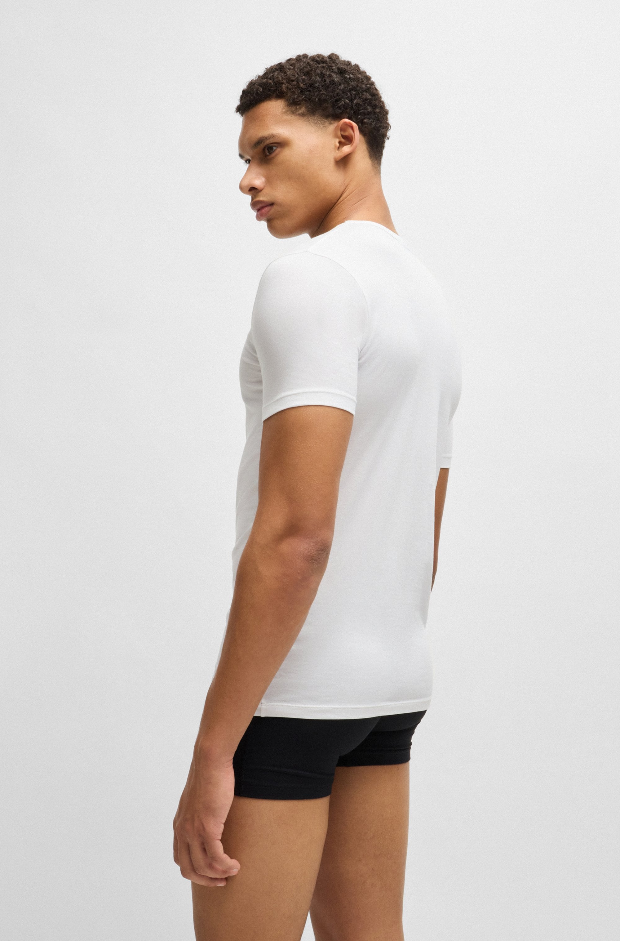 BOSS T-Shirt »TSHIRTVN 2P MODERN«, (Packung, 2 tlg., 2er)