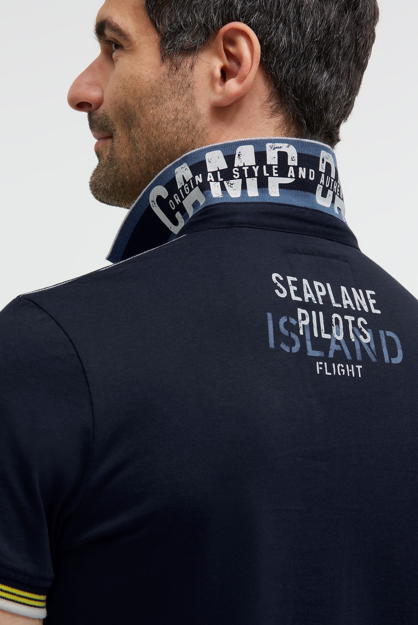 CAMP DAVID Poloshirt aus Baumwolle