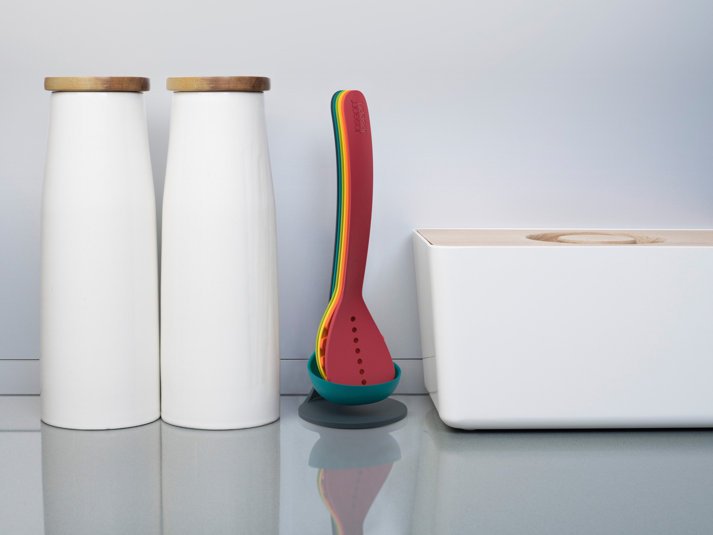 Joseph Joseph Kochbesteck-Set »Nest«, (Set, 6 tlg.), mit magnetischem Ständer