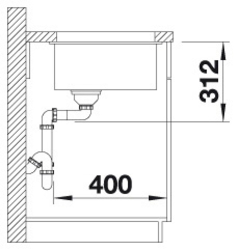 Blanco Granitspüle »SUBLINE 700-U« 1 Stk. tlg. erhältlich in mehreren Farben