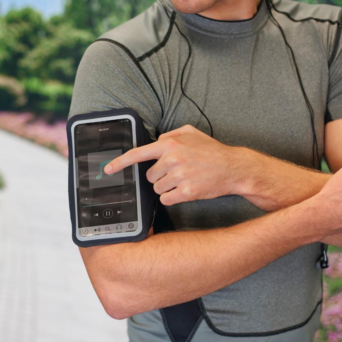 Hama Smartphone-Hülle »Sportarmband "Finest Sports" für Smartphones, Größe XL«, passend für Displaygröße 4,5" - 5,0"