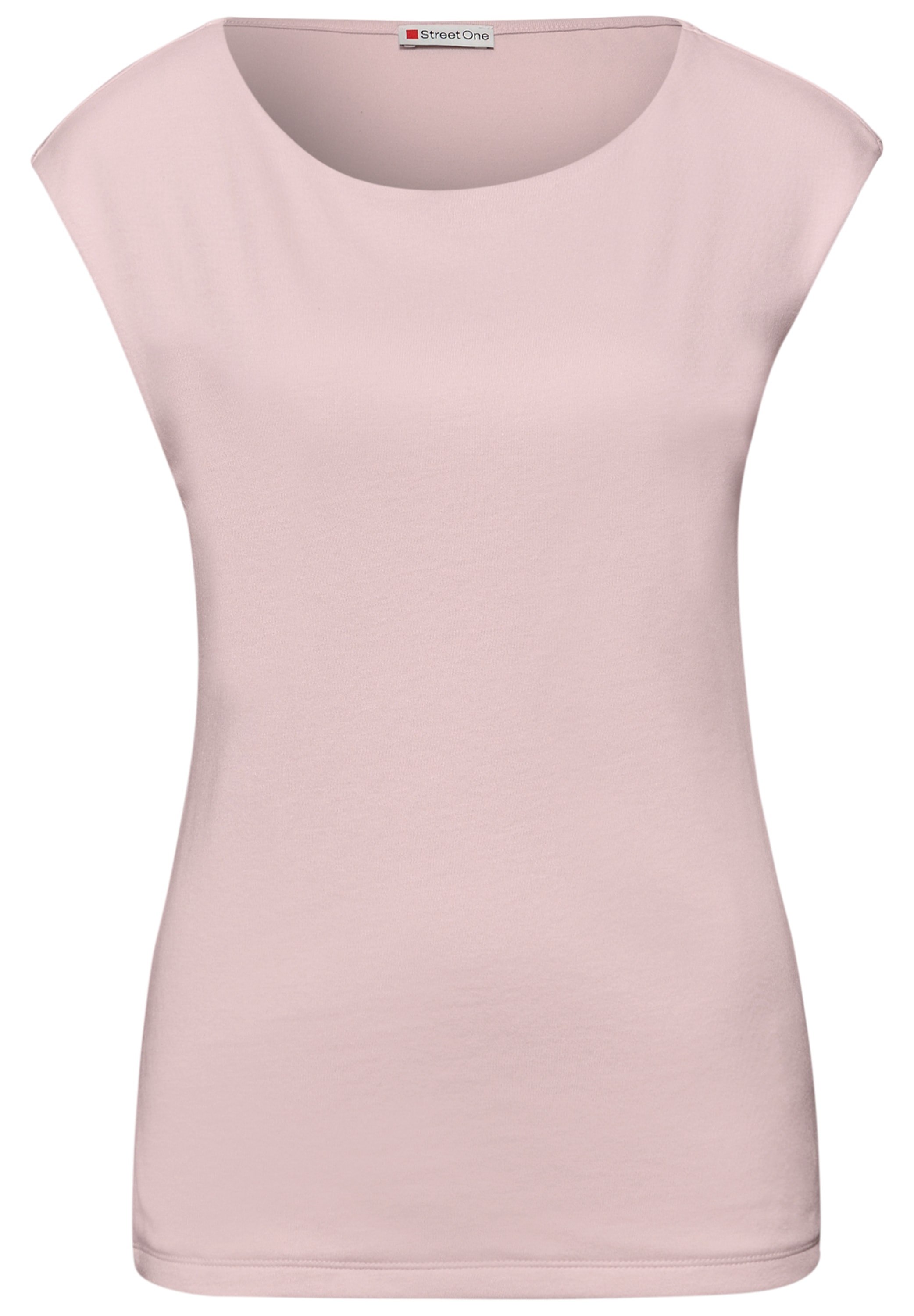 STREET ONE T-Shirt mit U-Boot-Ausschnitt