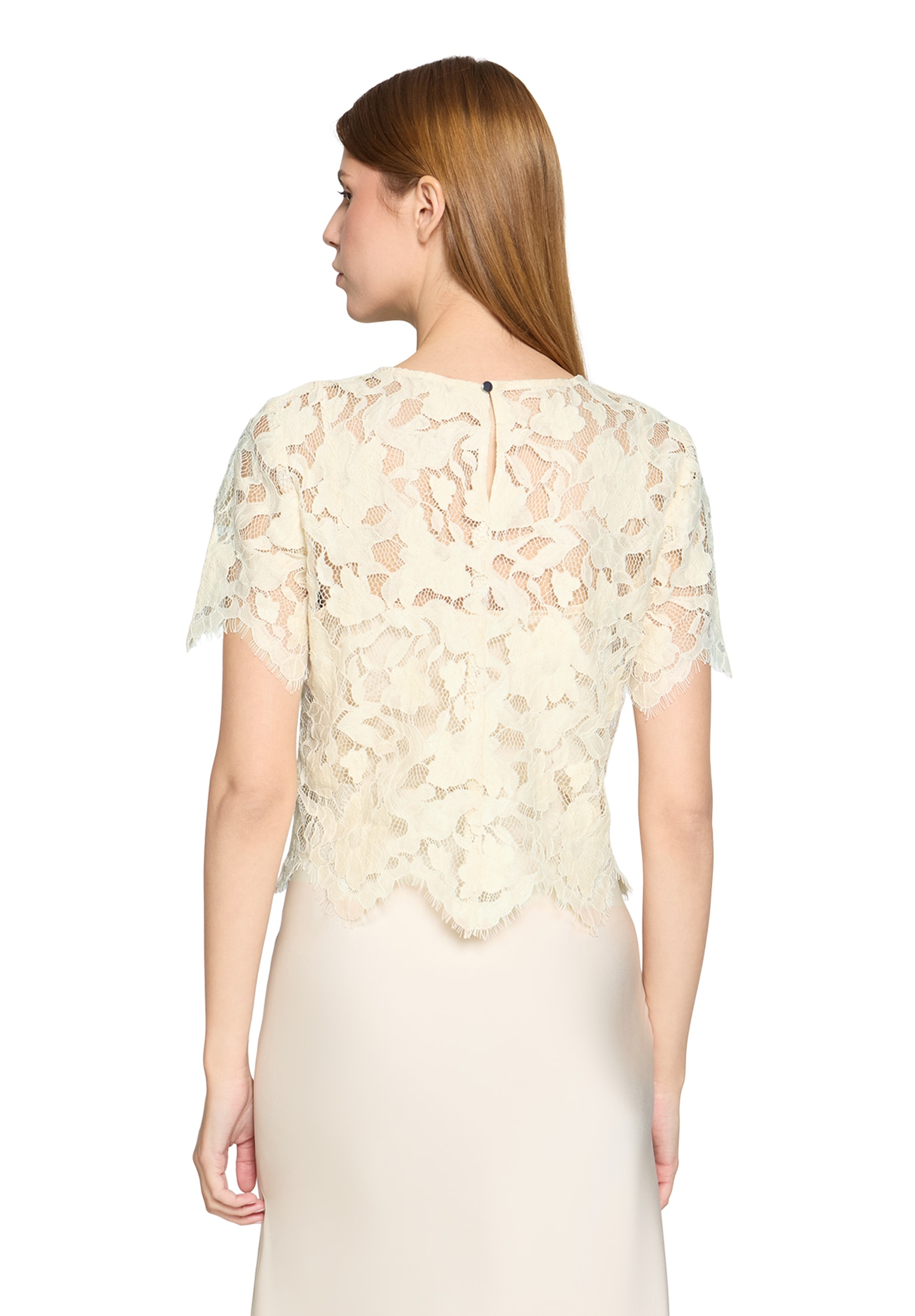 Vera Mont Spitzenbluse »Damen kurzarm«