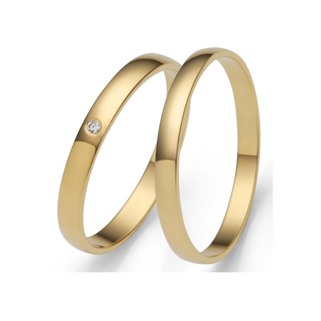 Firetti Trauring »Schmuck Geschenk Gold Hochzeit Ehering Trauring "LIEBE"«