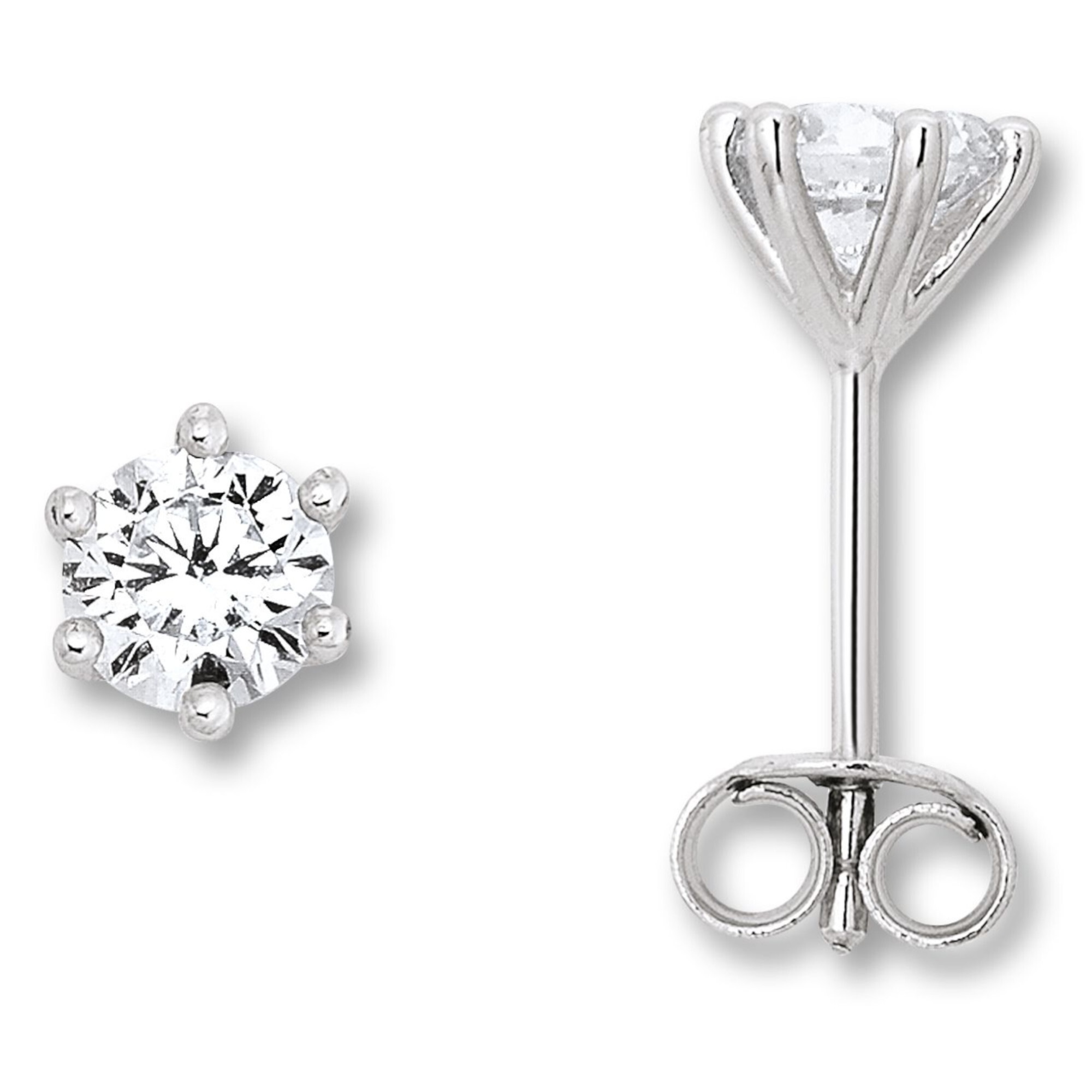 Paar Ohrhänger ONE ELEMENT "Zirkonia Ohrringe Ohrstecker aus 925 Silber", silber, Ohrringe, Damen, Damen, Silber 925 (Sterlingsilber), Kleines Statement – persönlich, stilvoll, alltagstauglich 2