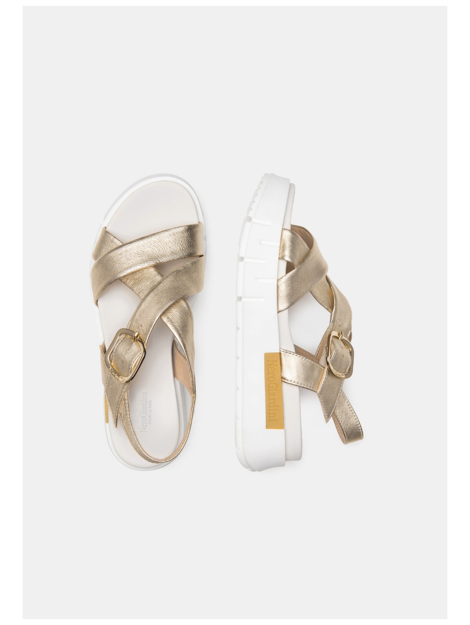 Nero Giardini Plateausandaletten »Nero Giardini Sandalen Leder«