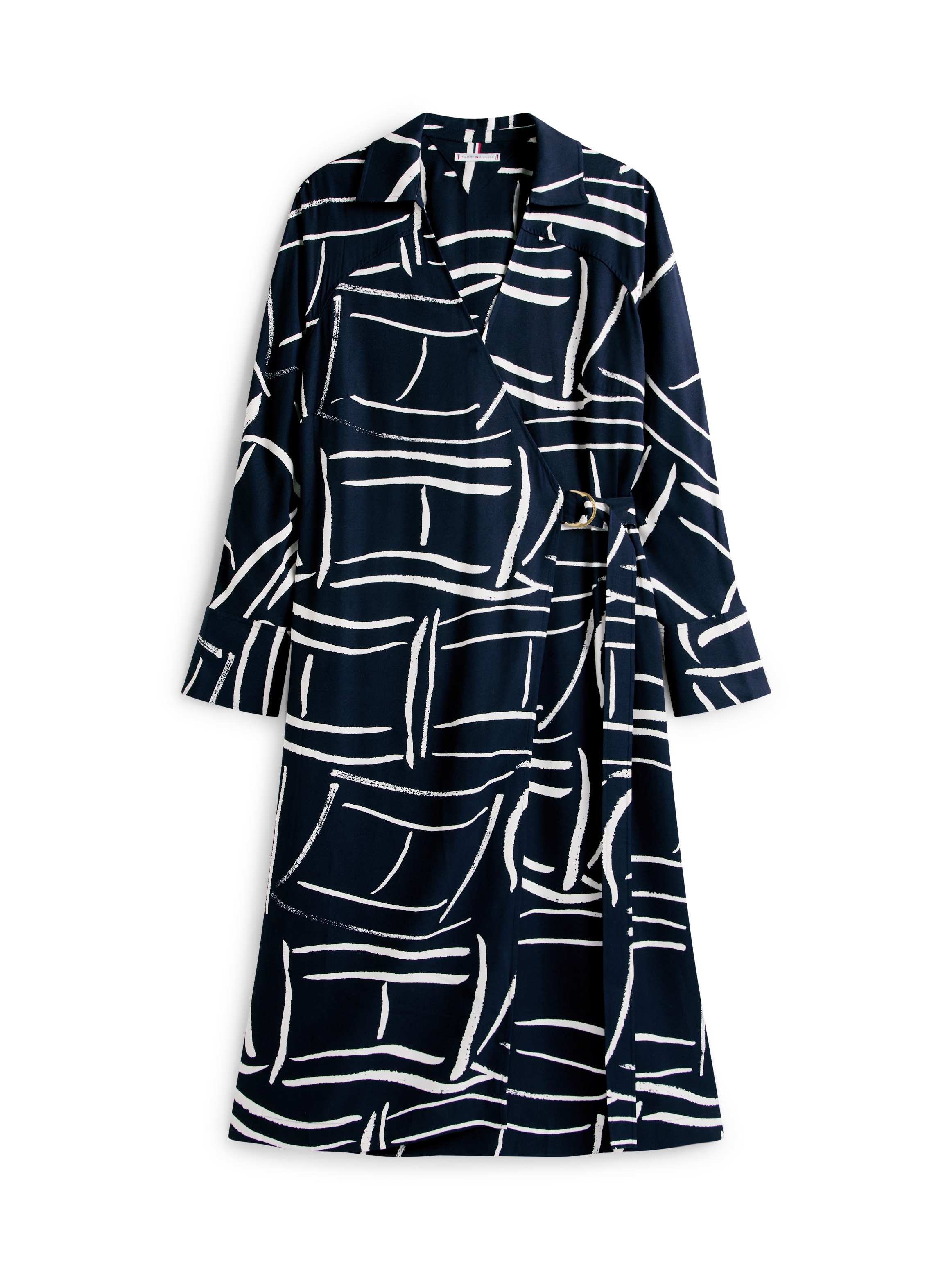 Tommy Hilfiger Curve Shirtkleid »CRV VIS TWILL MIDI SHIRT DRS LS« in großen Größen