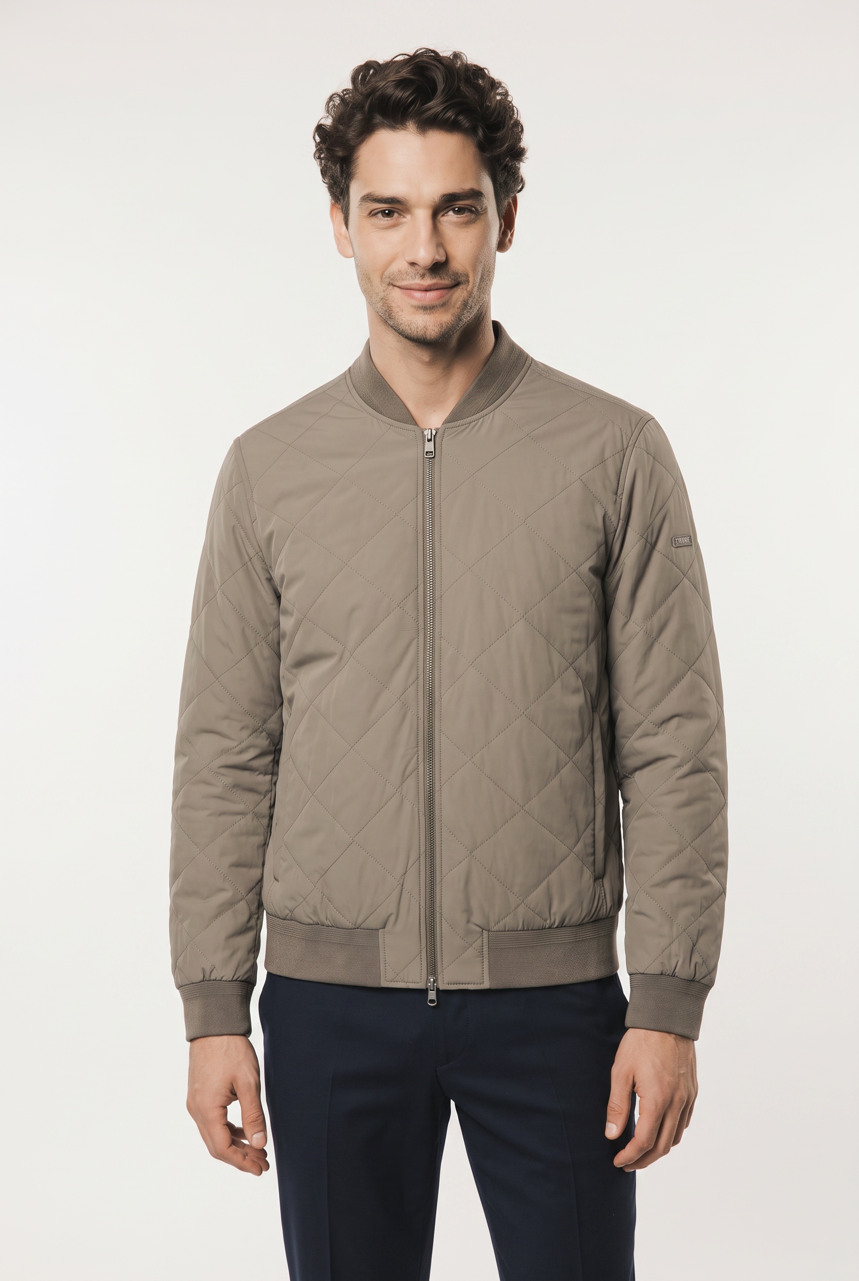 Cinque Blouson »CIRAPID_S« Regular Fit, 2-Wege-Zipper, Rippstrickkrage und Bündchen