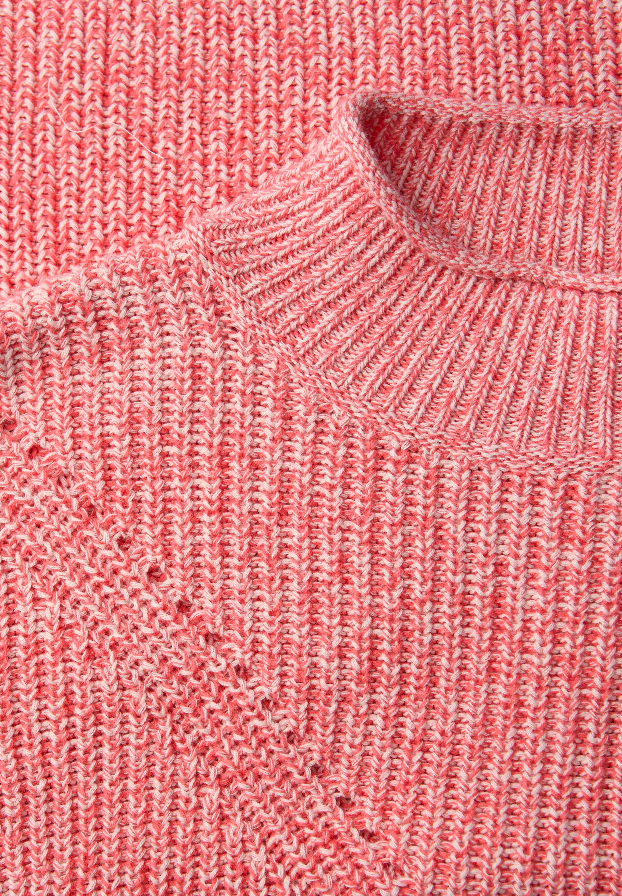 STREET ONE Longpullover mit Strick-Detail
