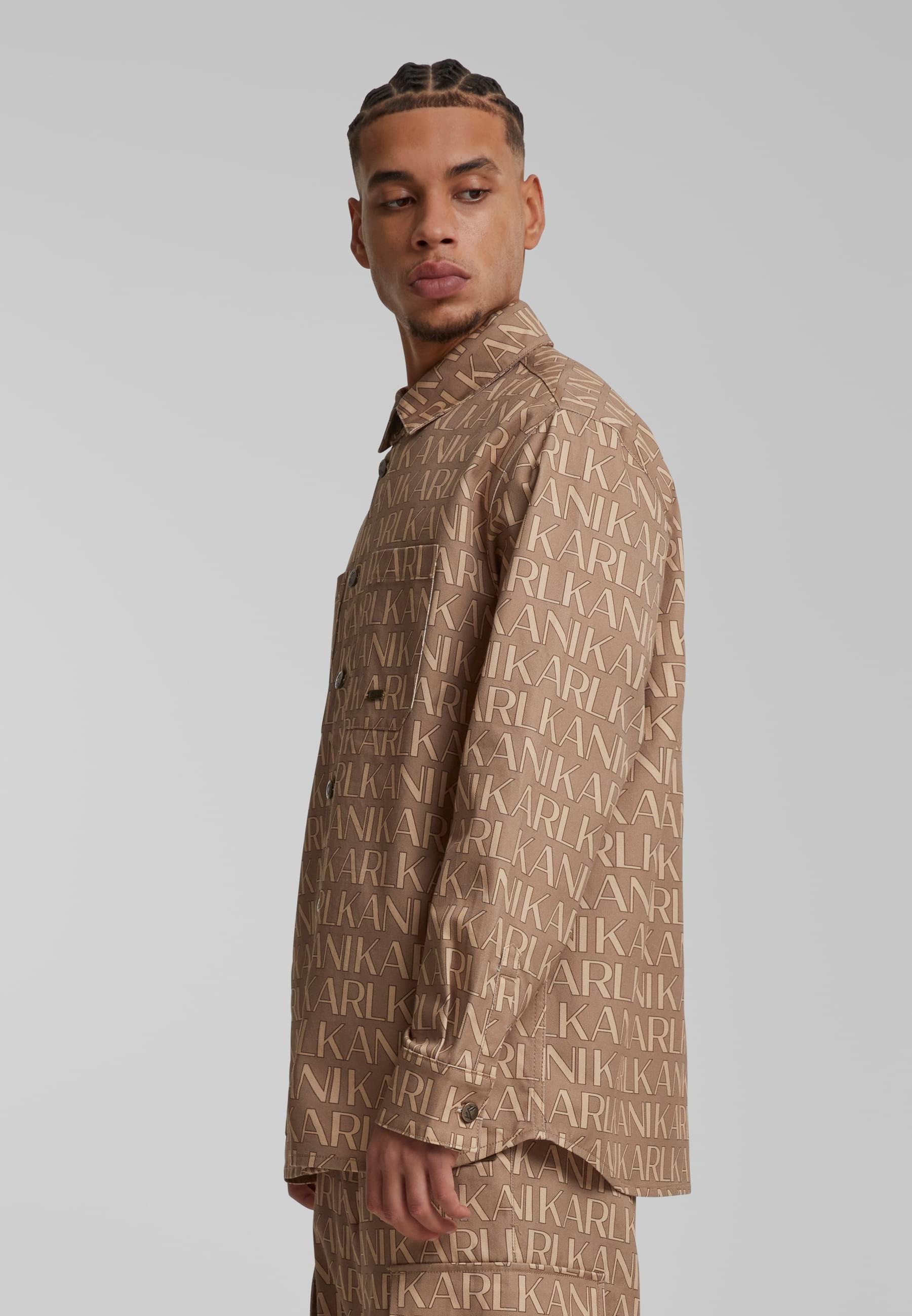 Karl Kani Langarmhemd »Karl Kani Karl Kani Aop Overshirt«, (1 tlg.)