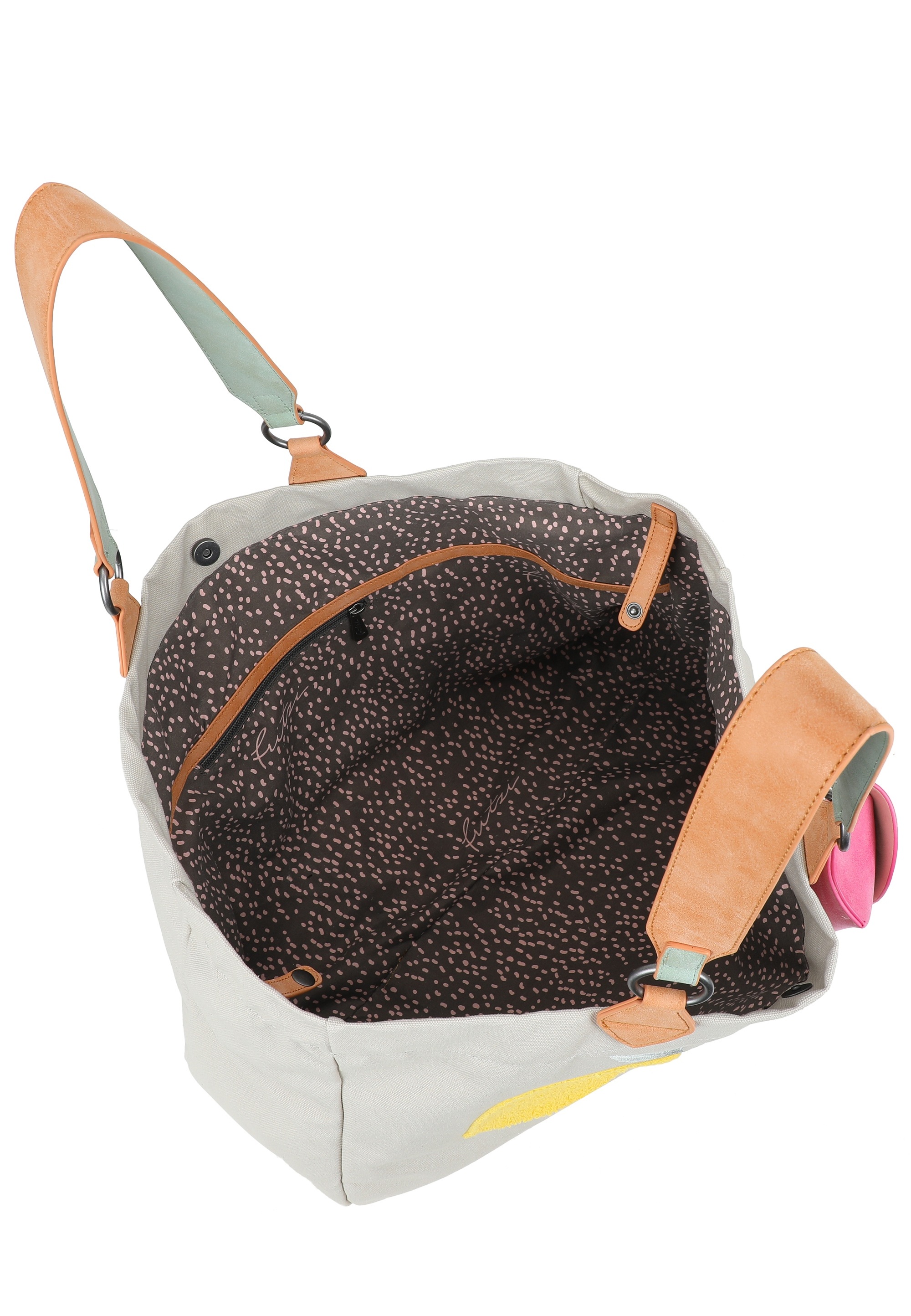 Fritzi aus Preußen Henkeltasche »Izzy Medium Limited Squeezy Lemon« im sommerlichen Design