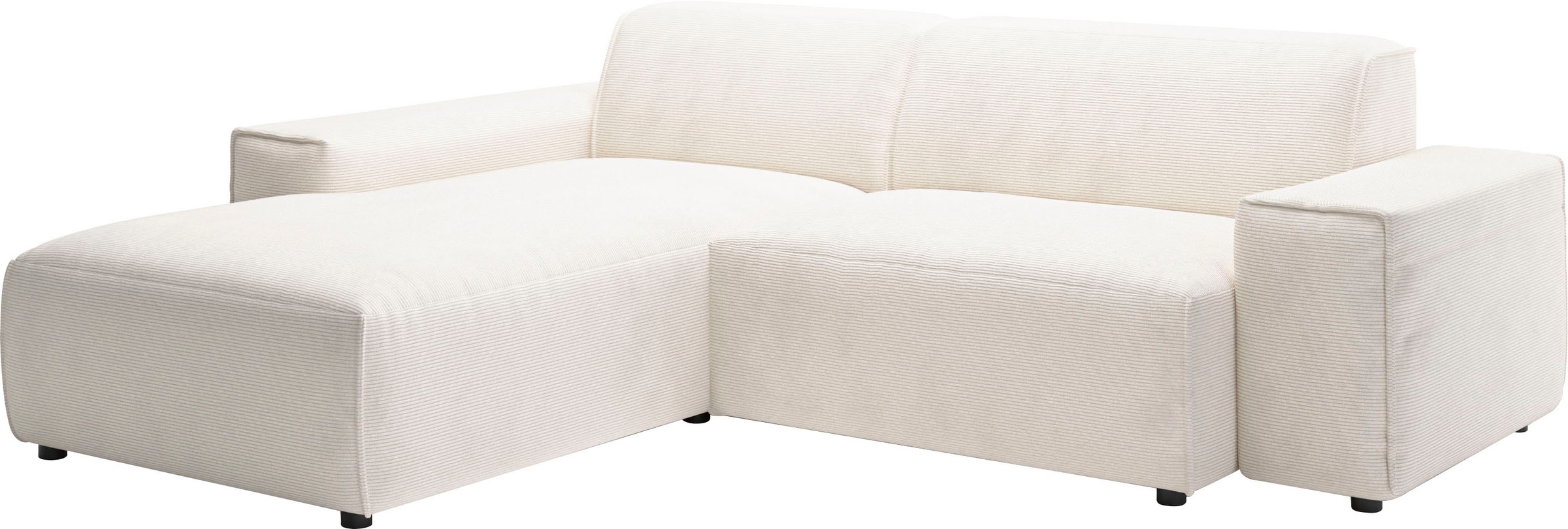 andas Ecksofa »Glimminge L-Form auch in Breitcord, Feincord + Easy care-Bezug,«, Breite 234, Zierkissen