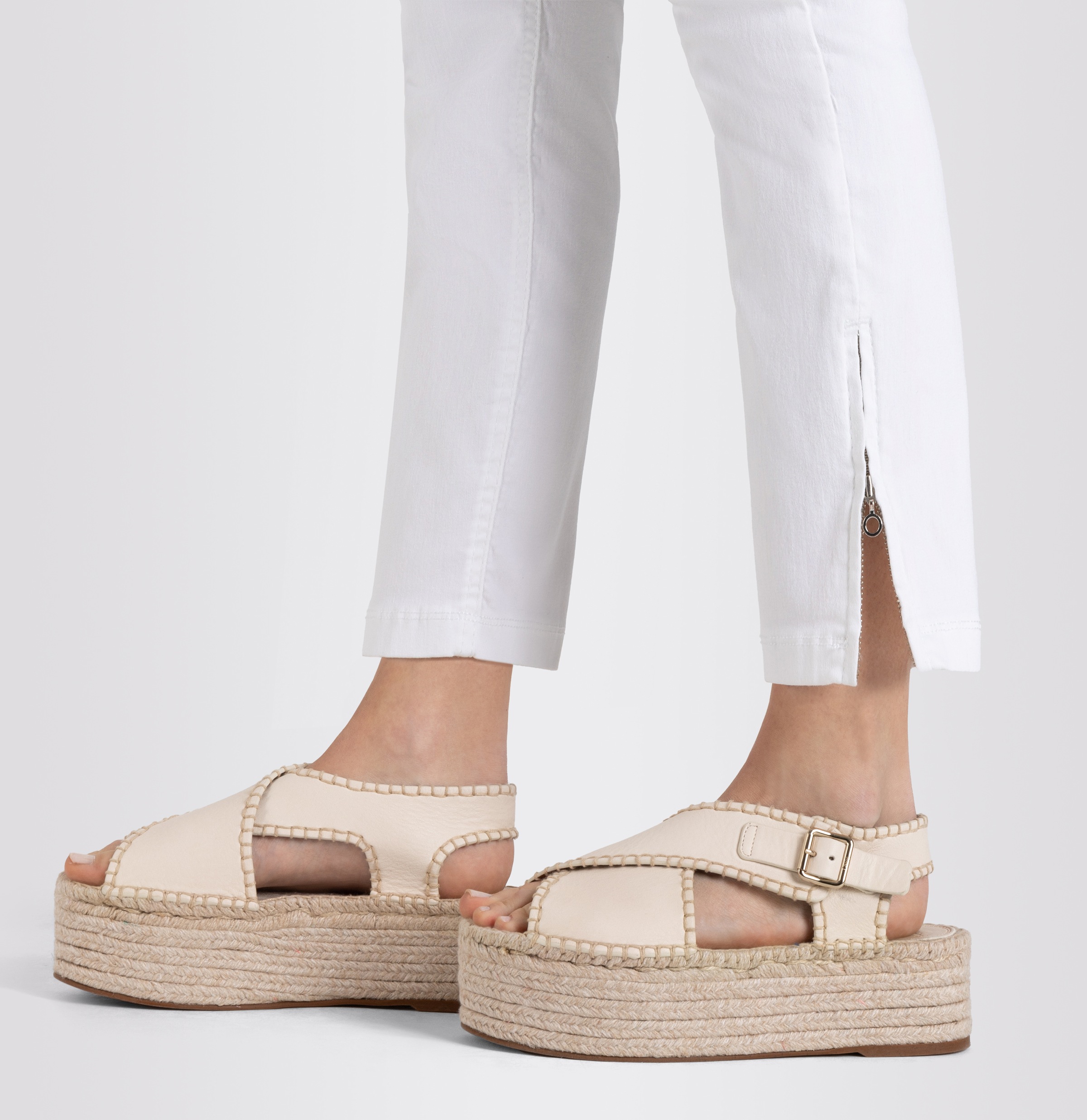 MAC Dream Chic Women's Jeans White Denim 46 3