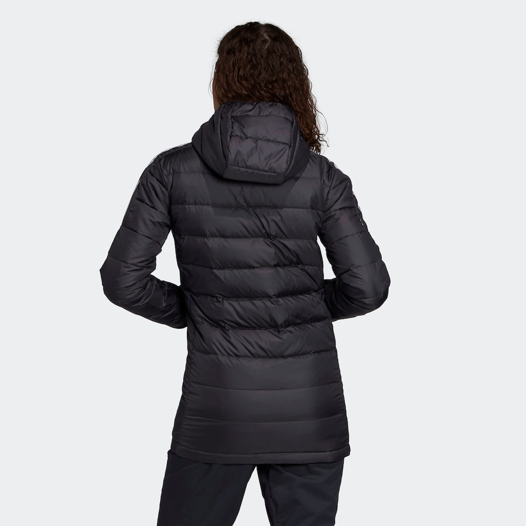 adidas Sportswear Outdoorjacke »ESSENTIALS DAUNENPARKA«, mit Kapuze