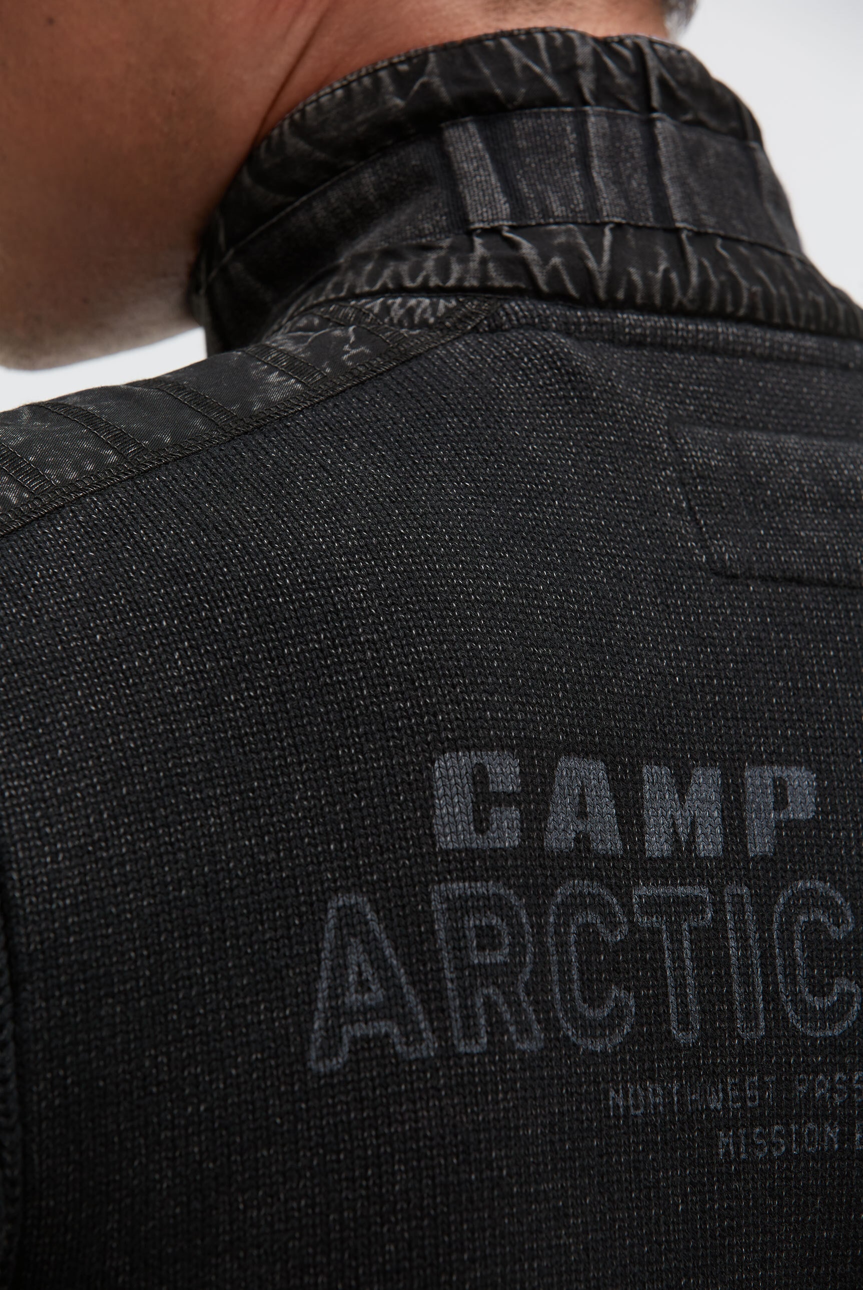 CAMP DAVID Strickjacke mit Reißverschlusstaschen