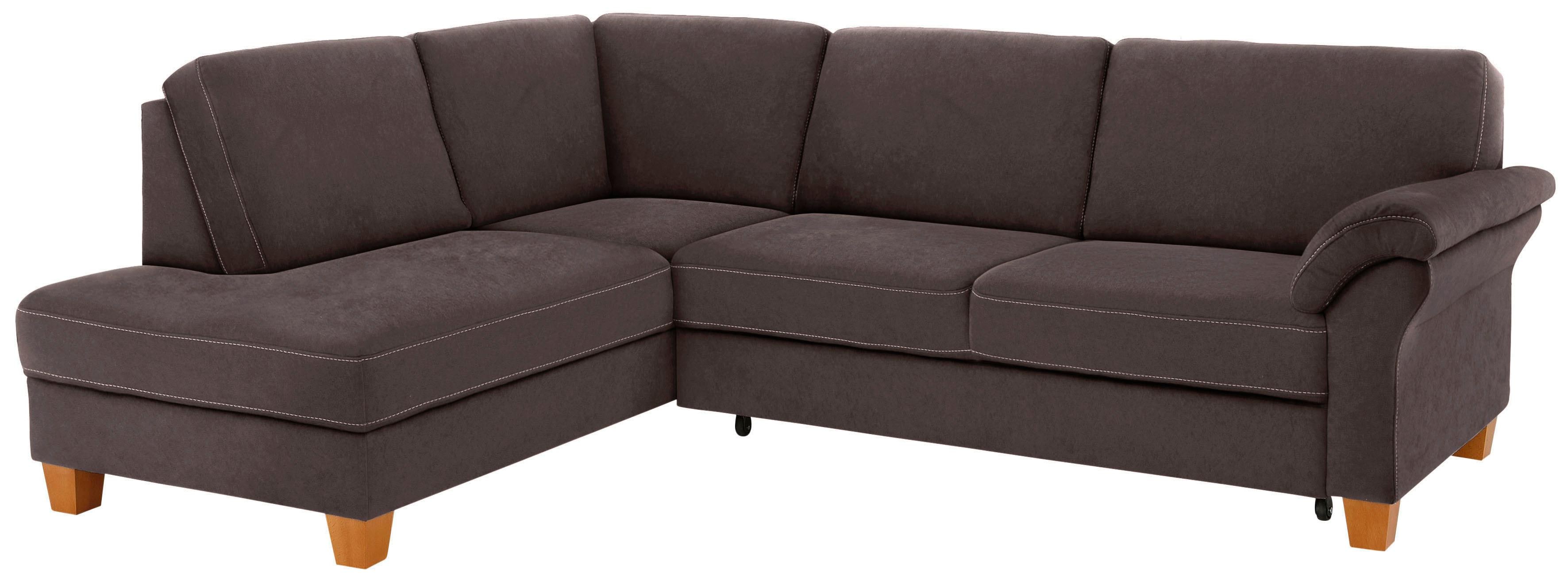 OTTO home Ecksofa "Borkum L-Form, B: 249 cm - OTTO. Verlässliche Qualität." optional mit Schlaffunktion, Eckcouch mit Federkern