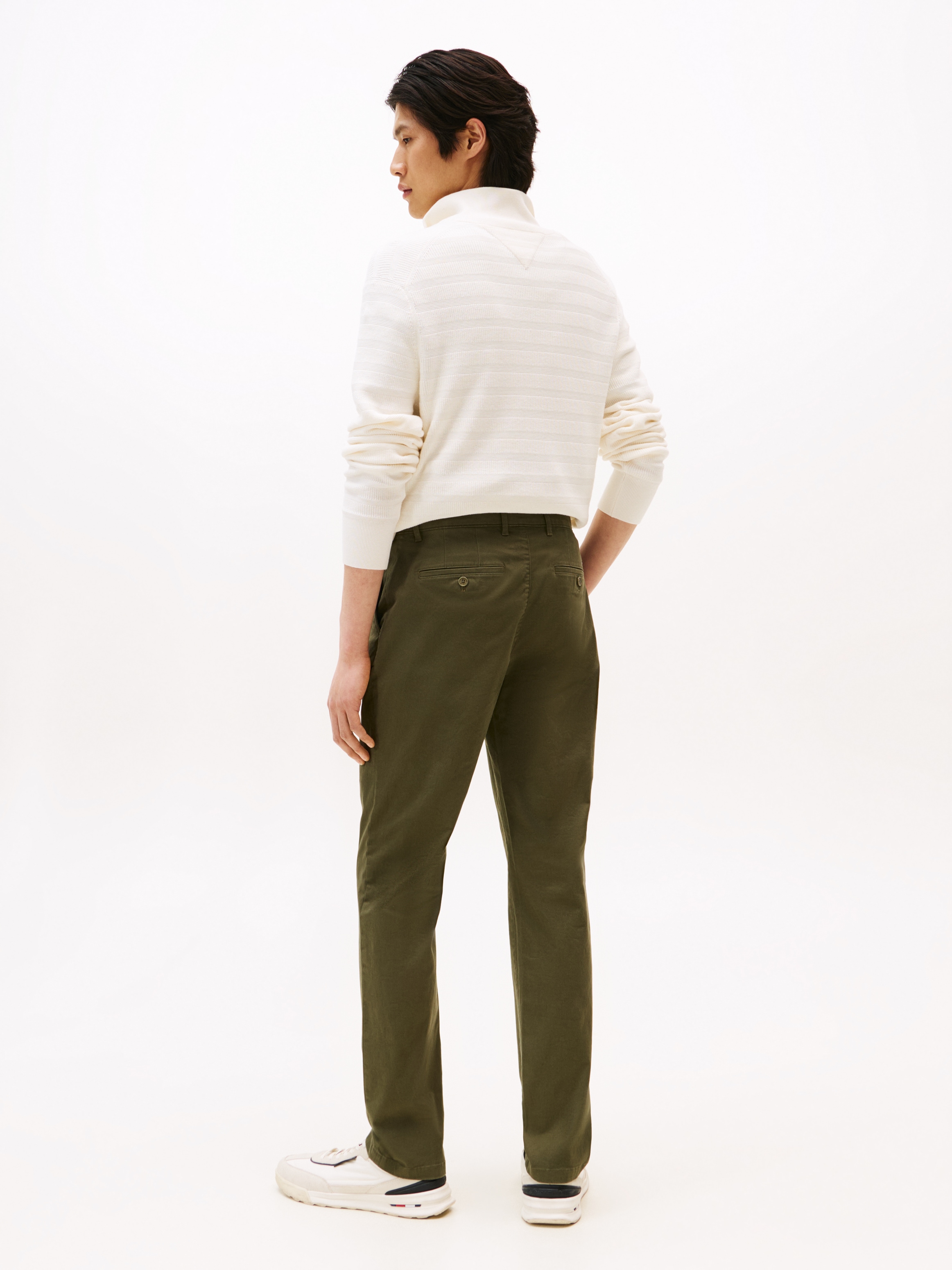 Tommy Hilfiger Chinohose »CORE DENTON ESSENTIAL TWILL«, Gerades Bein, Schlichte Optik
