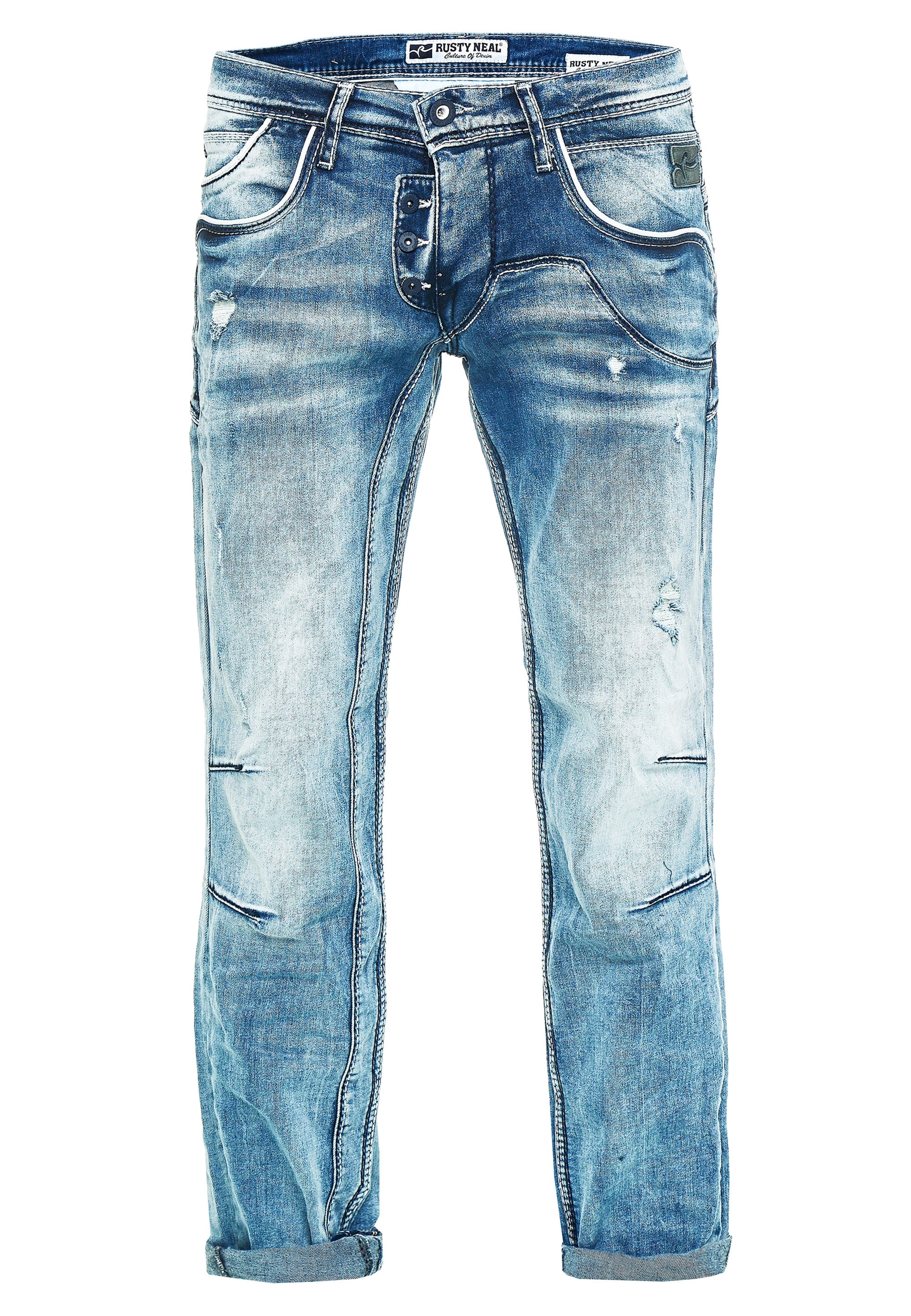 Rusty Neal Bequeme Jeans, mit cooler Waschung