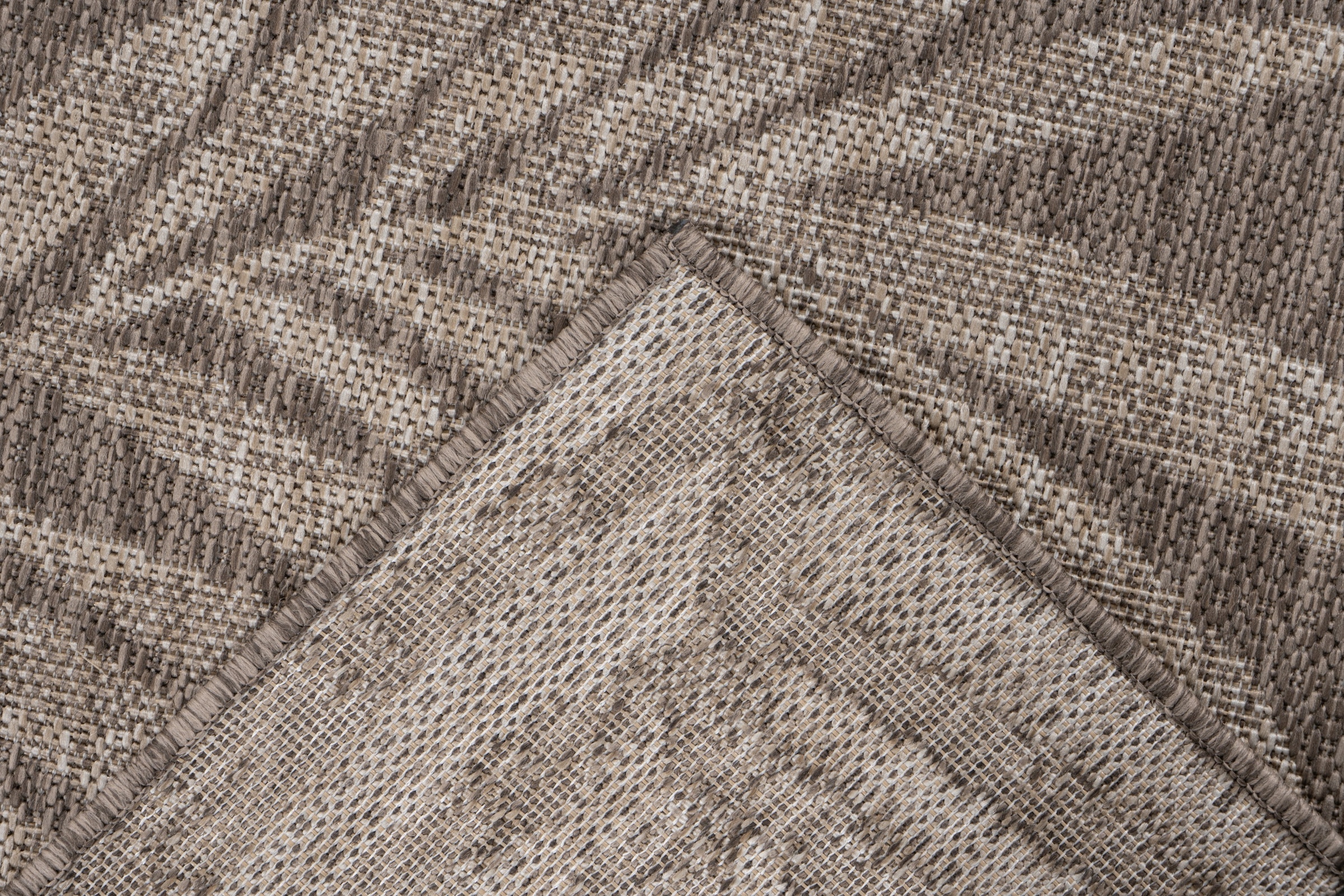 Kayoom Teppich »Nibru 725« rechteckig 5 mm Höhe Flachgewebe, In- und Outdoor geeignet, schnell trocknend, floral