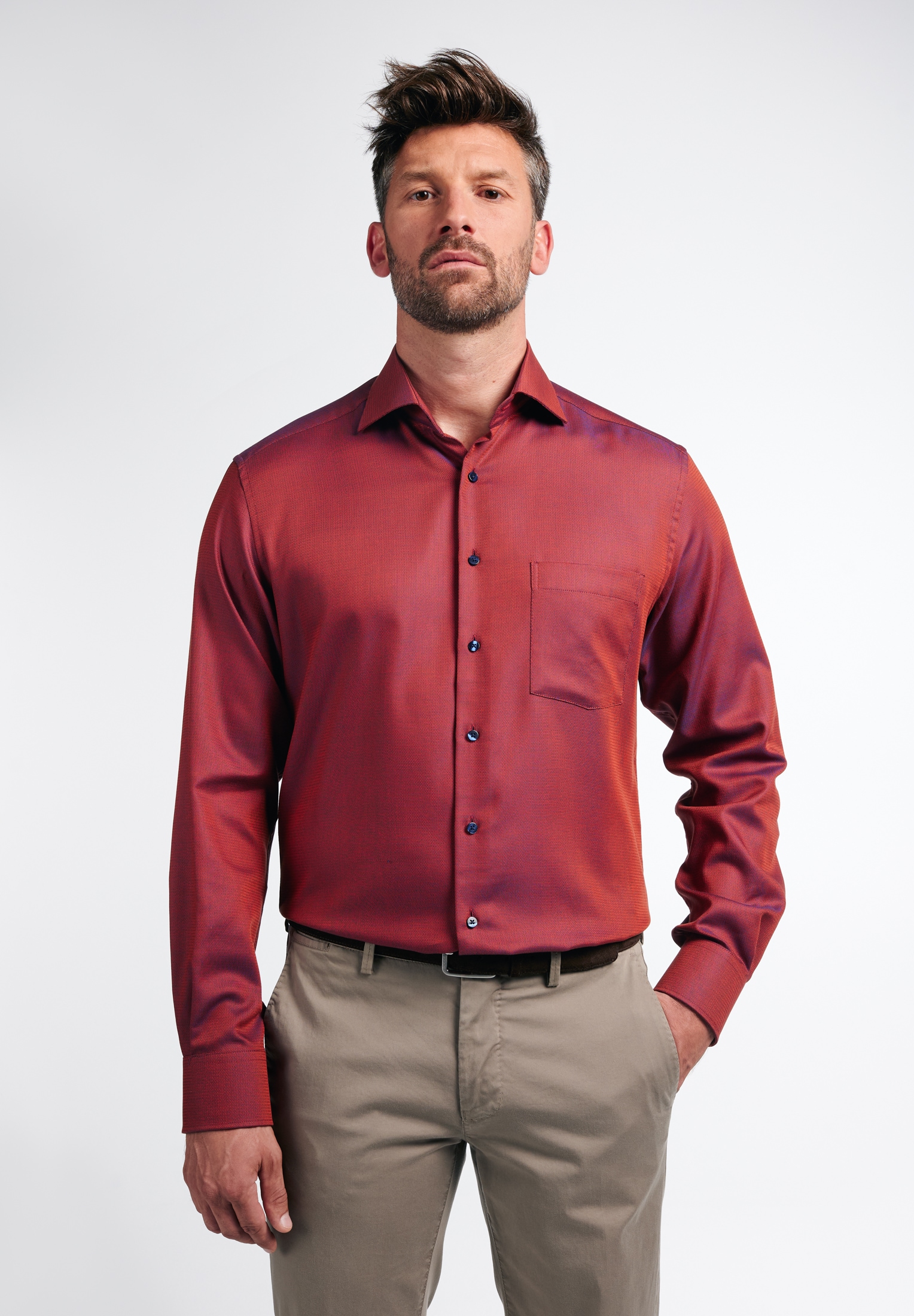 Eterna Langarmhemd "MODERN FIT" NON IRON (bügelfrei) günstig online kaufen