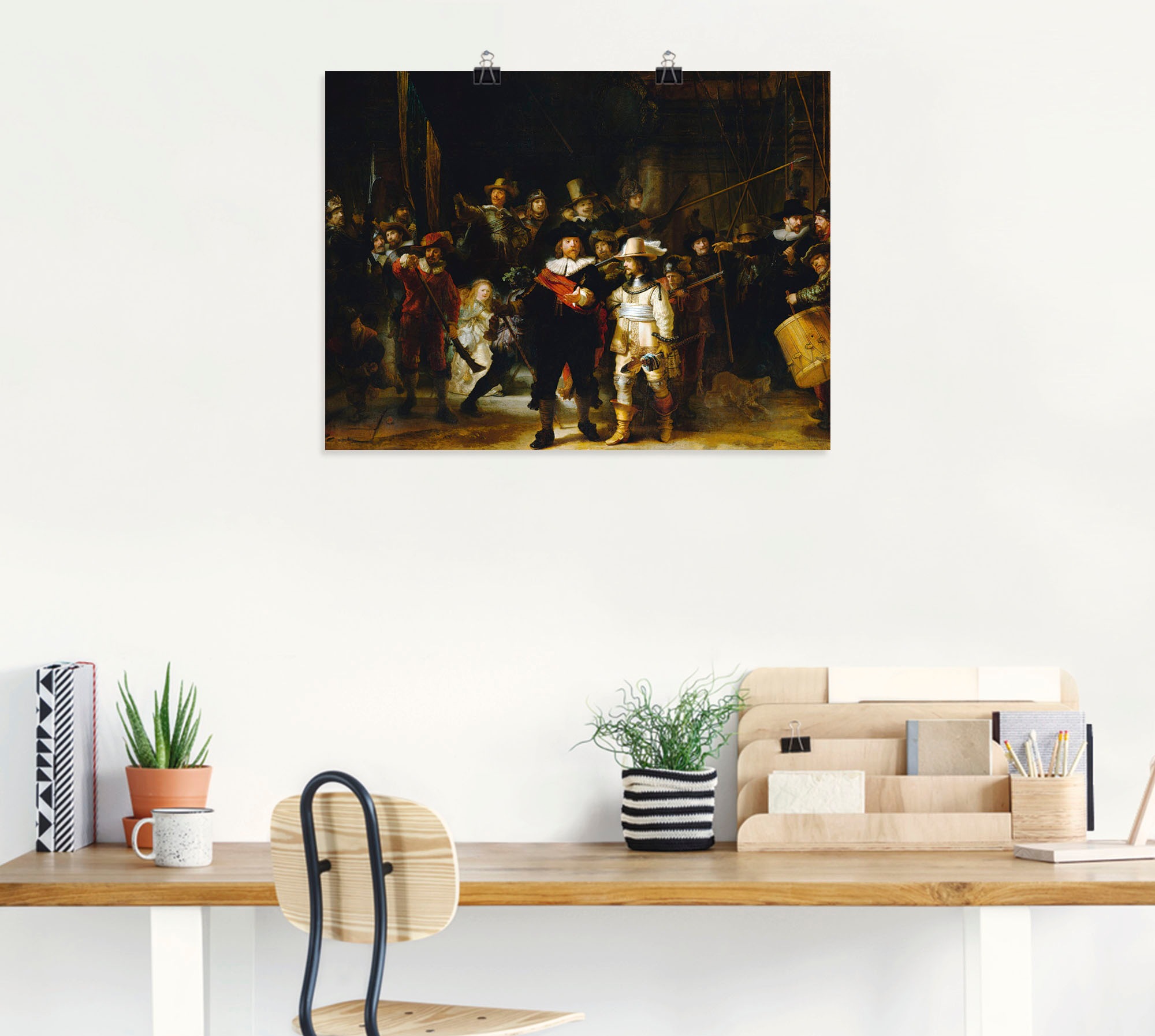 Artland Wandbild »Die Nachtwache. 1642«, Porträts, (1 St.), als Leinwandbild, Poster in verschied. Größen