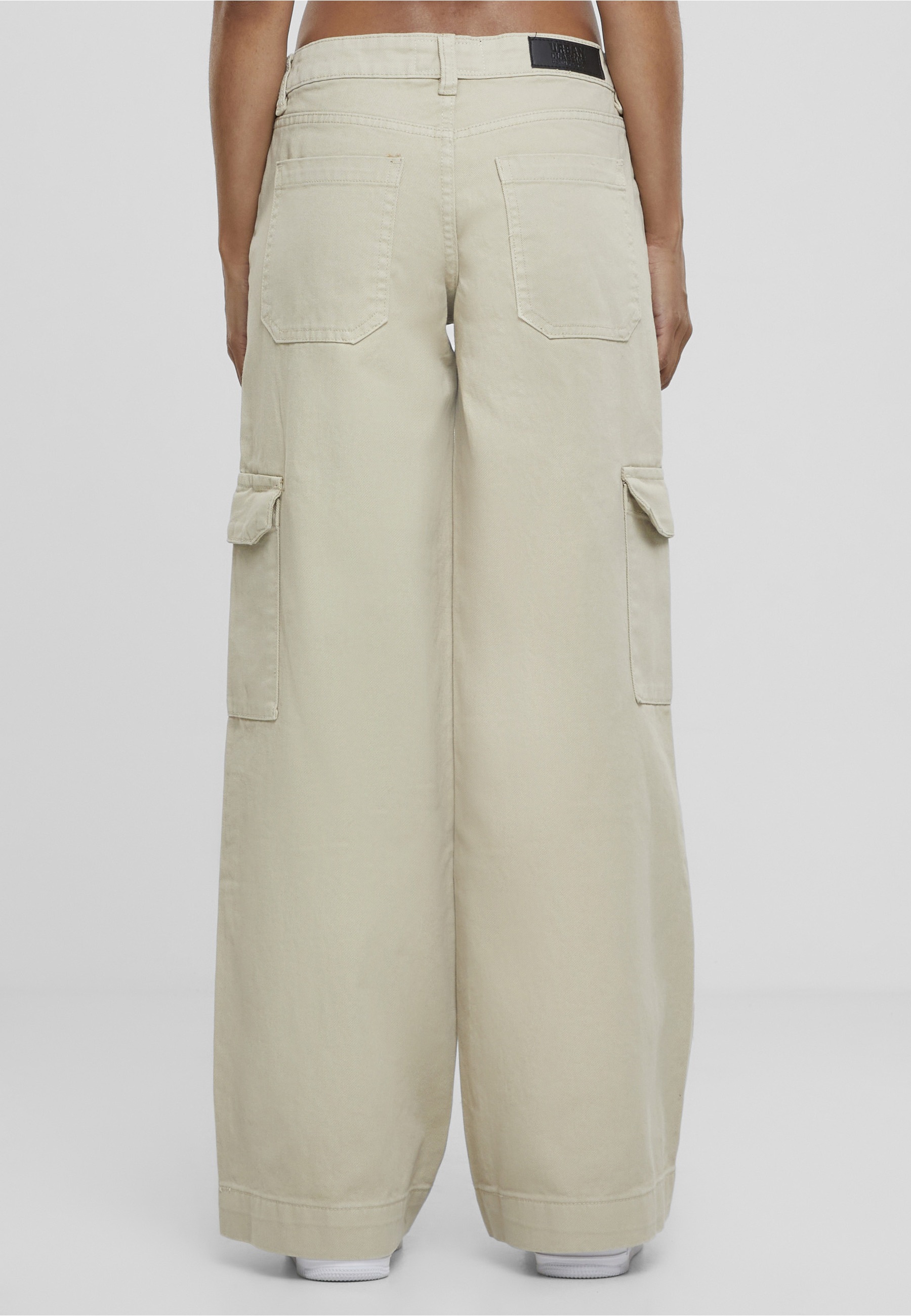URBAN CLASSICS Cargojeans »Urban Classics Damen Ladies Low Waist Cargo Pants«