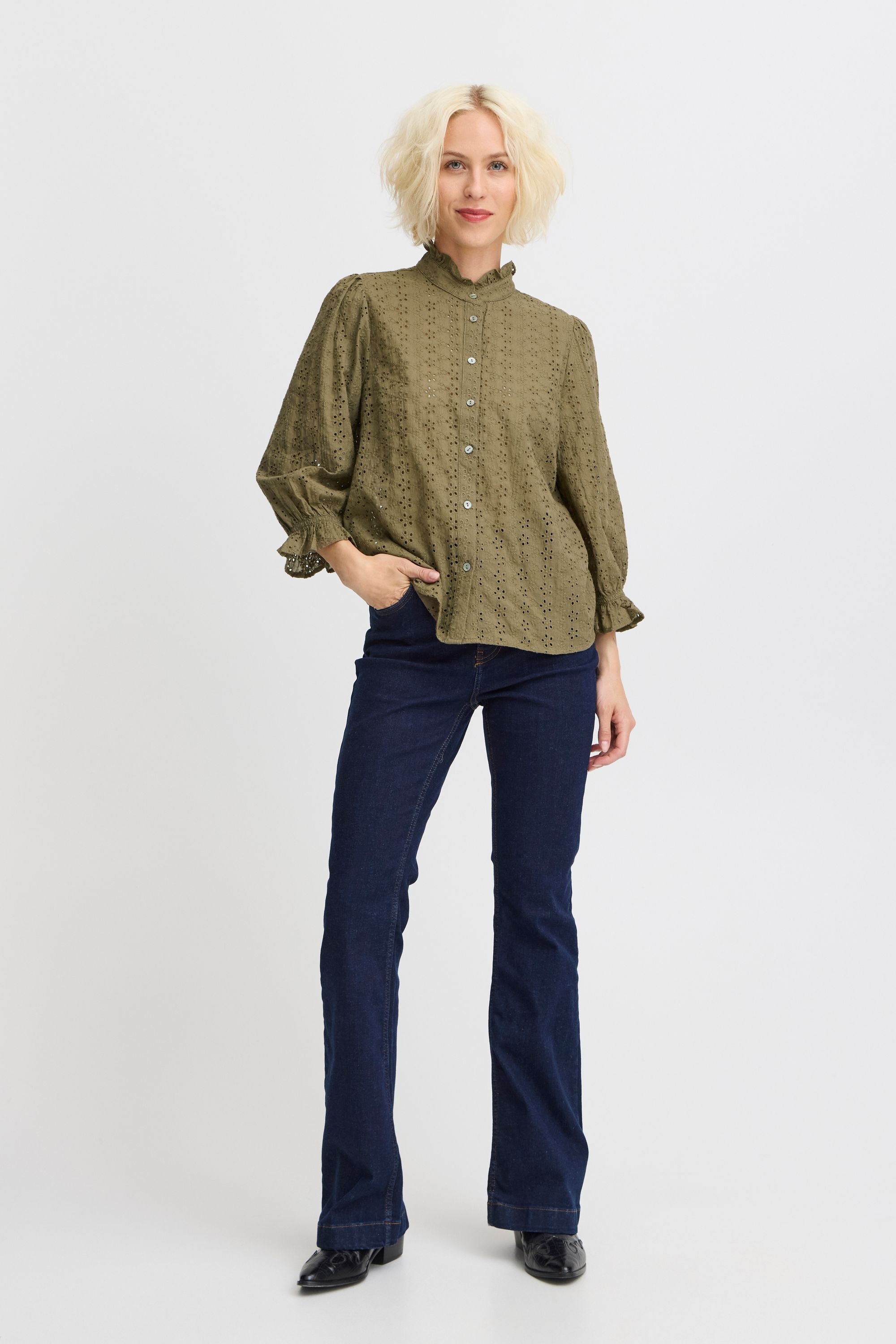 Pulz Jeans Tunika »Kurzarmbluse PZGEOGINA Shirt«