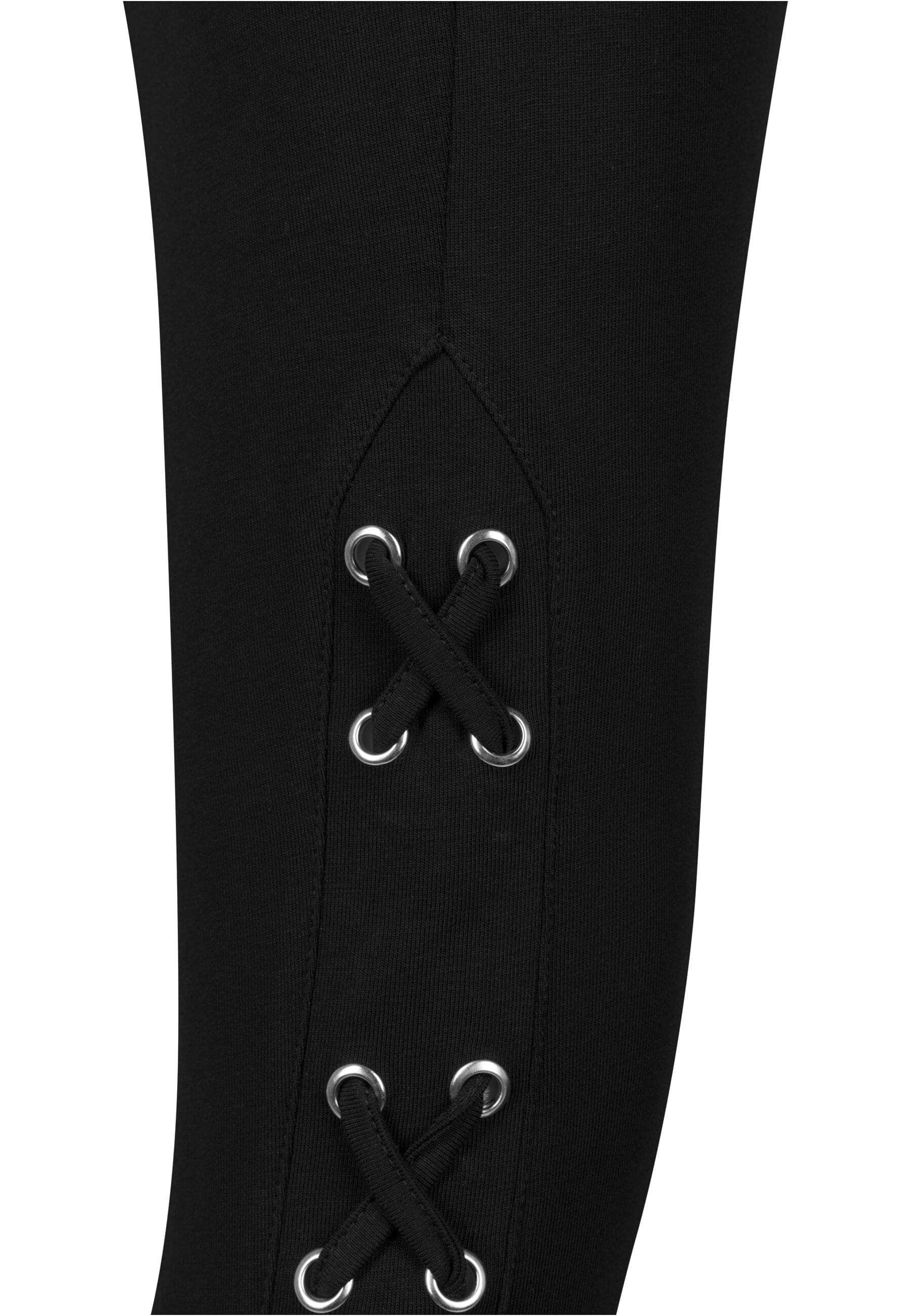 URBAN CLASSICS Leggings »Urban Classics Damen Ladies Laced Up Back Leggings«, (1 tlg.)