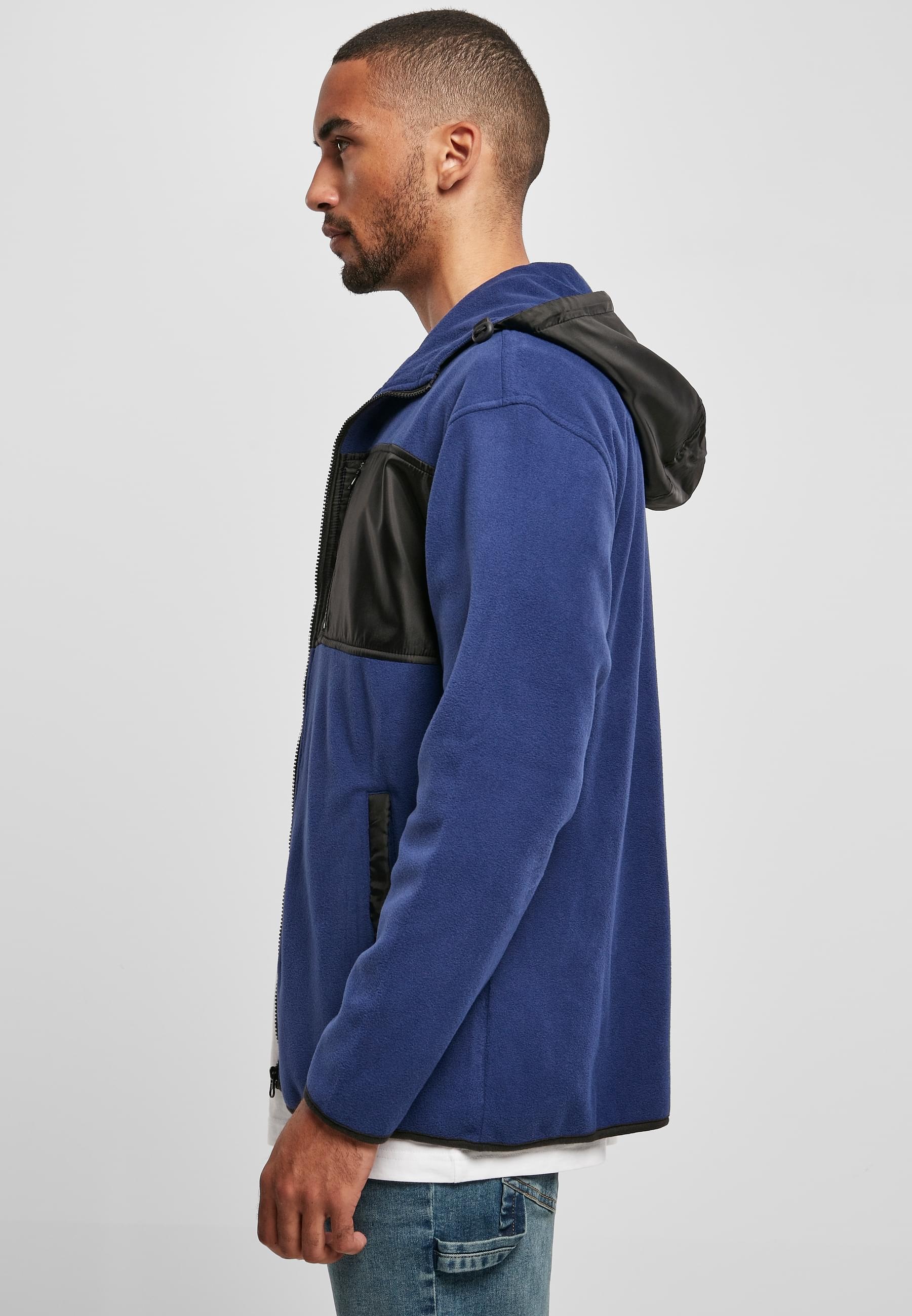 URBAN CLASSICS Winterjacke »Urban Classics Herren Hooded Micro Fleece Jacket«, (1 St.), mit Kapuze