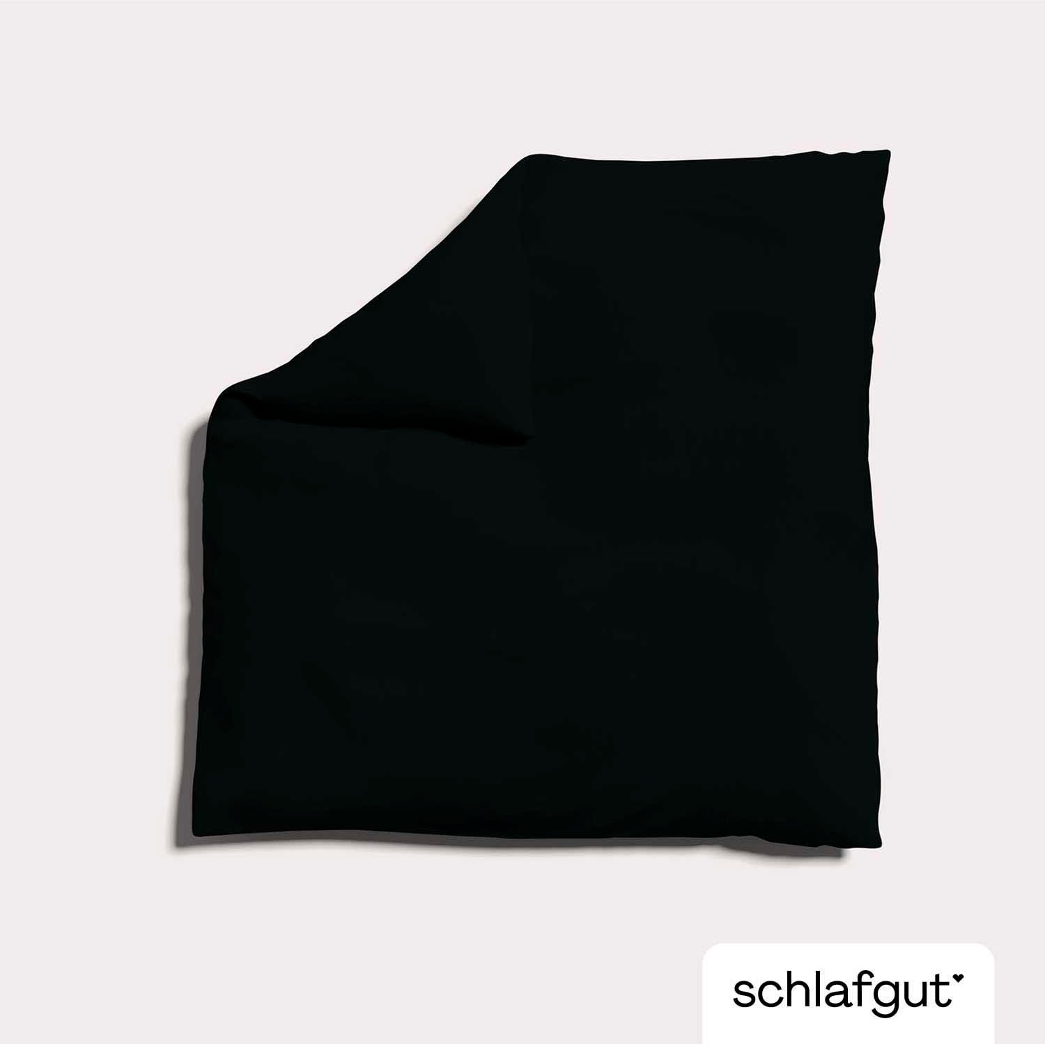 Thumbnail - Schlafgut Bettbezug "Knitted Jersey uni, aus Bio-Baumwolle mit Elasthan, Reißverschluss" bügelfrei, Mix & Match Bettwäsc...