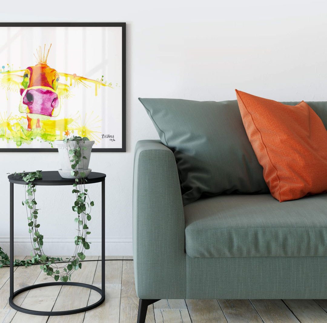 Wandposter St.), BAUR Wall-Art Wandbild, | Poster, »Crazy Calf«, bestellen Poster (1 Bild, Schriftzug,