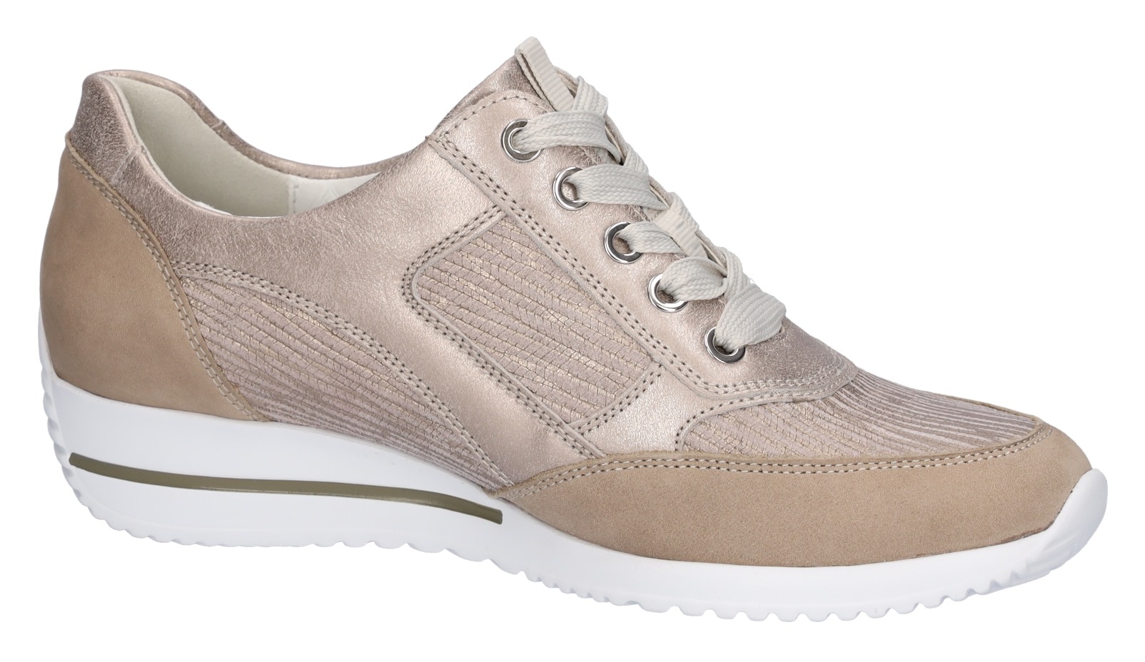 Waldläufer Keilsneaker »HIMONA«, Halbschuh, Schnürschuh, Komfortschuh mit Reißverschluss