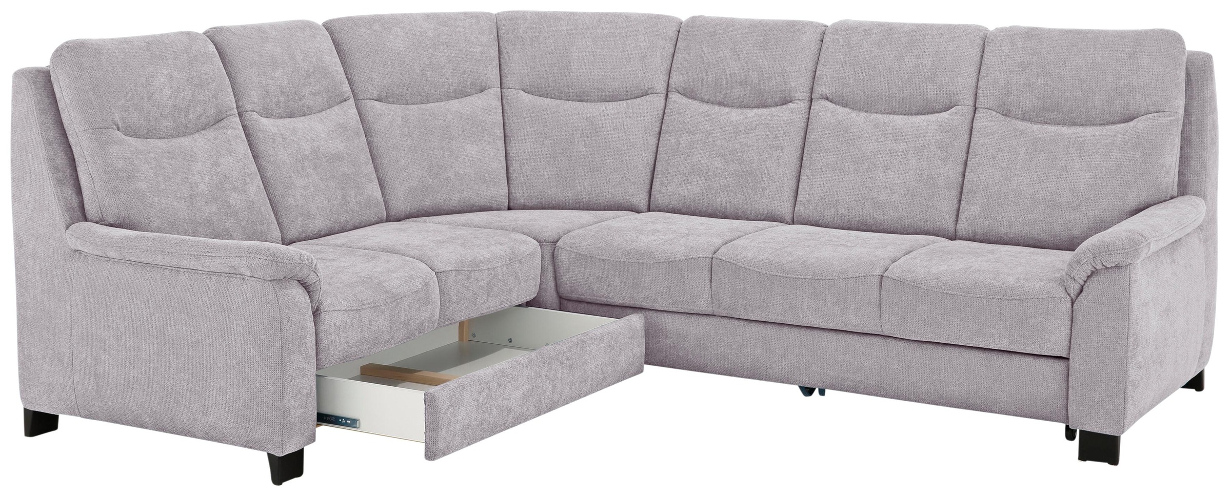 Home affaire Ecksofa »Boccaccio L-Form«, mit Federkern, incl. Kopfteilverstellung, wahlweise Bettfunktion